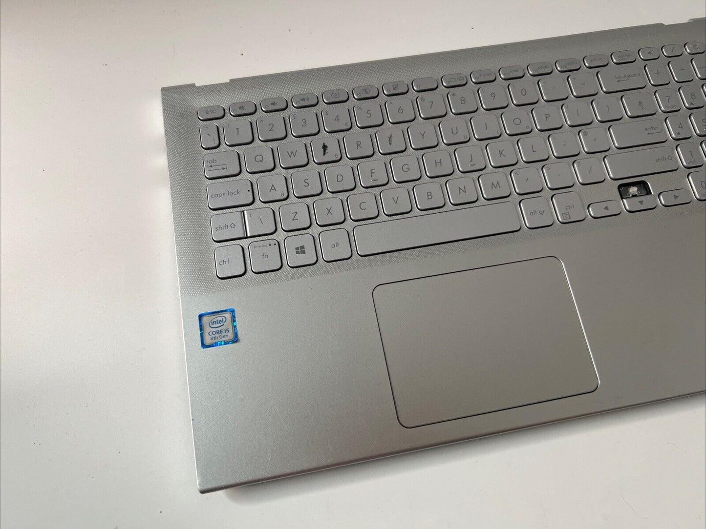 Genuine Asus Vivobook X512F Complete Palmrest UK Keyboard Touchpad Missing Key