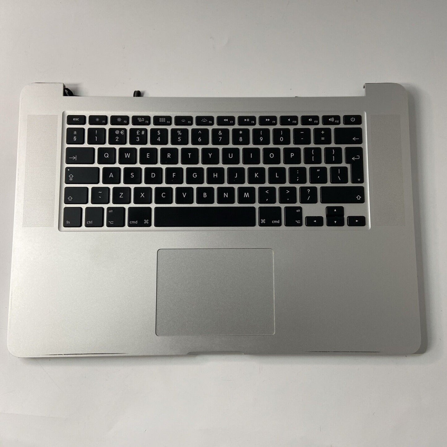 MacBook Pro 15" A1398 2014 Palmrest Top Case Cover UK Keyboard Silver + Battery