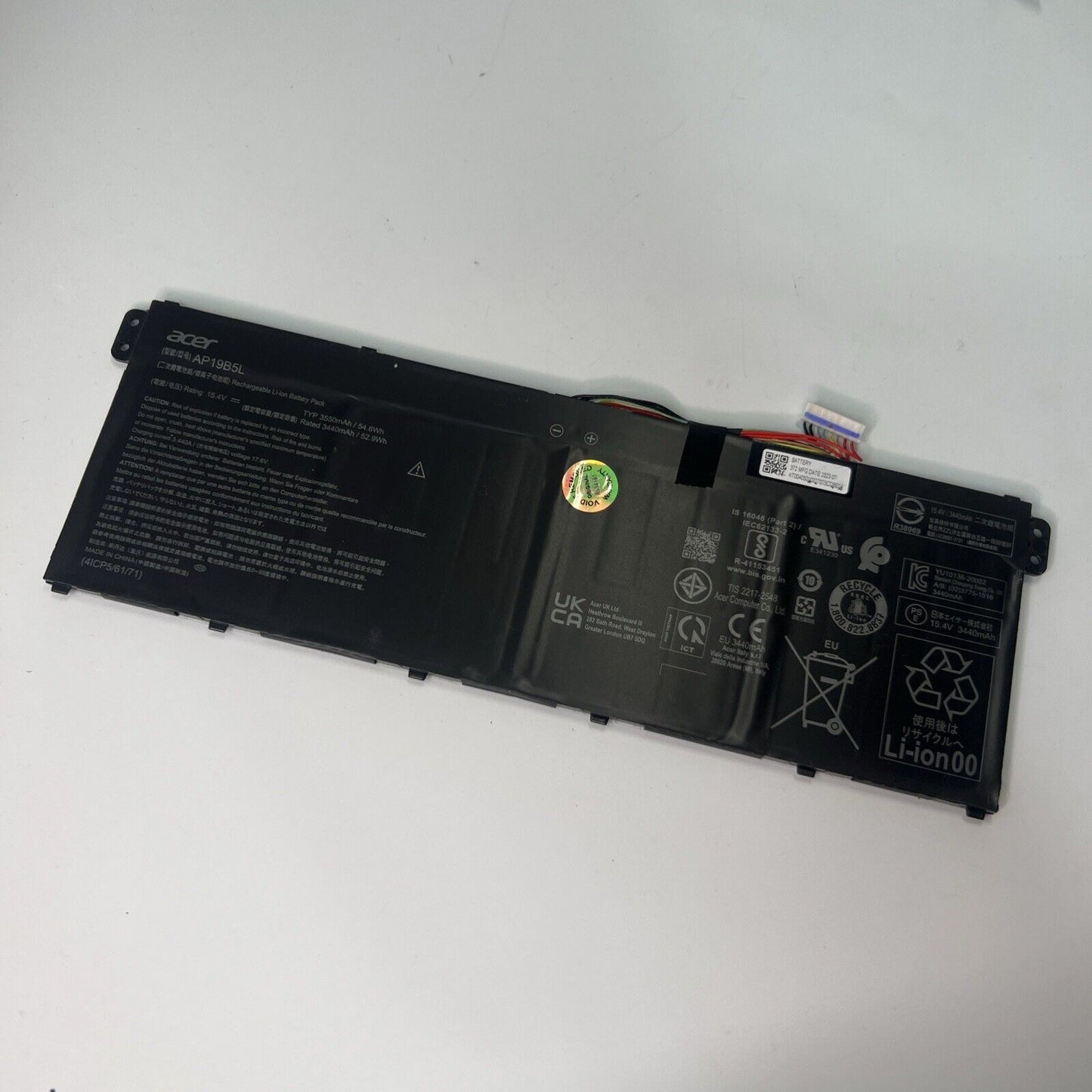 Acer Aspire 5 N22C5 A514-55 Genuine Battery AP19B5L