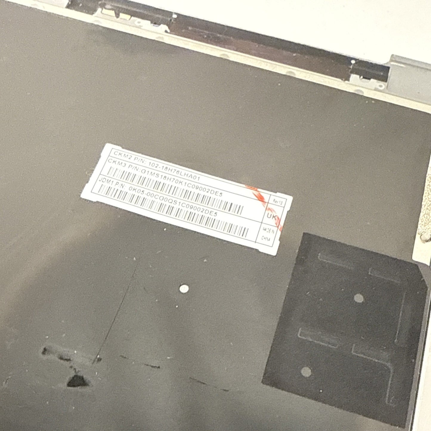 Genuine Microsoft Surface 4 1950 13.5 Palmrest Assembly UK Keyboard Touchpad