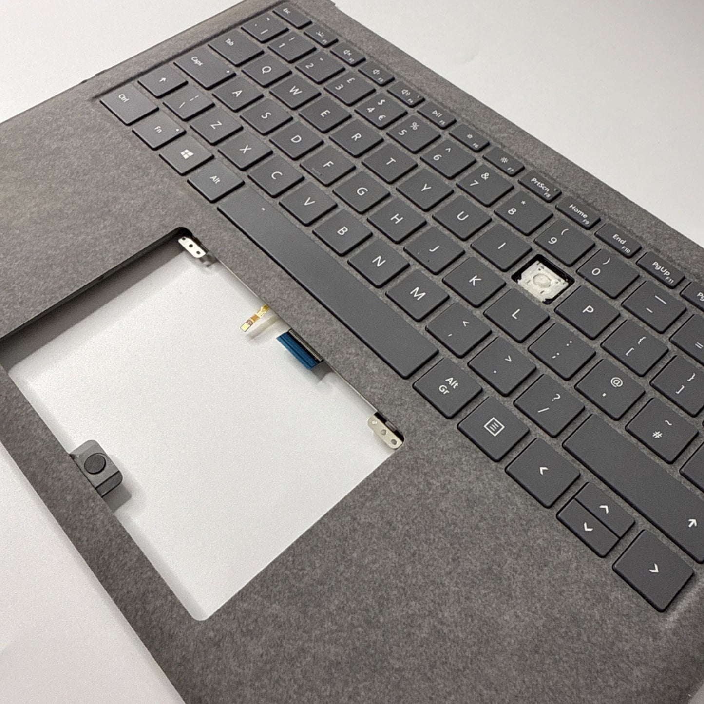 Microsoft Surface 3 1868 Palmrest UK Keyboard Grey M1114618/22-105 |Missing Keys