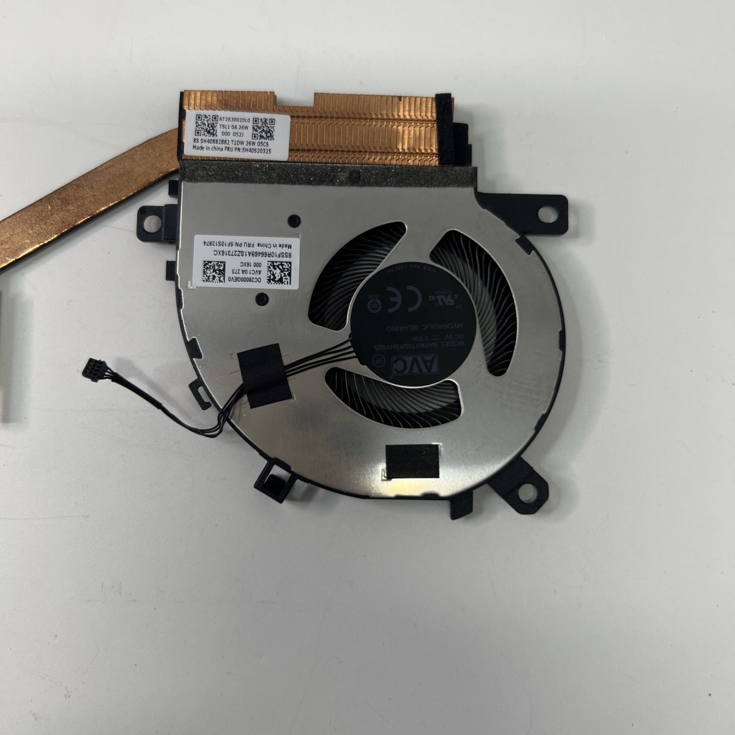 Lenovo IP Flex 5 Chrome Book 13ITL6 CPU Cooling Heatsink & Fan DC28000GEV0