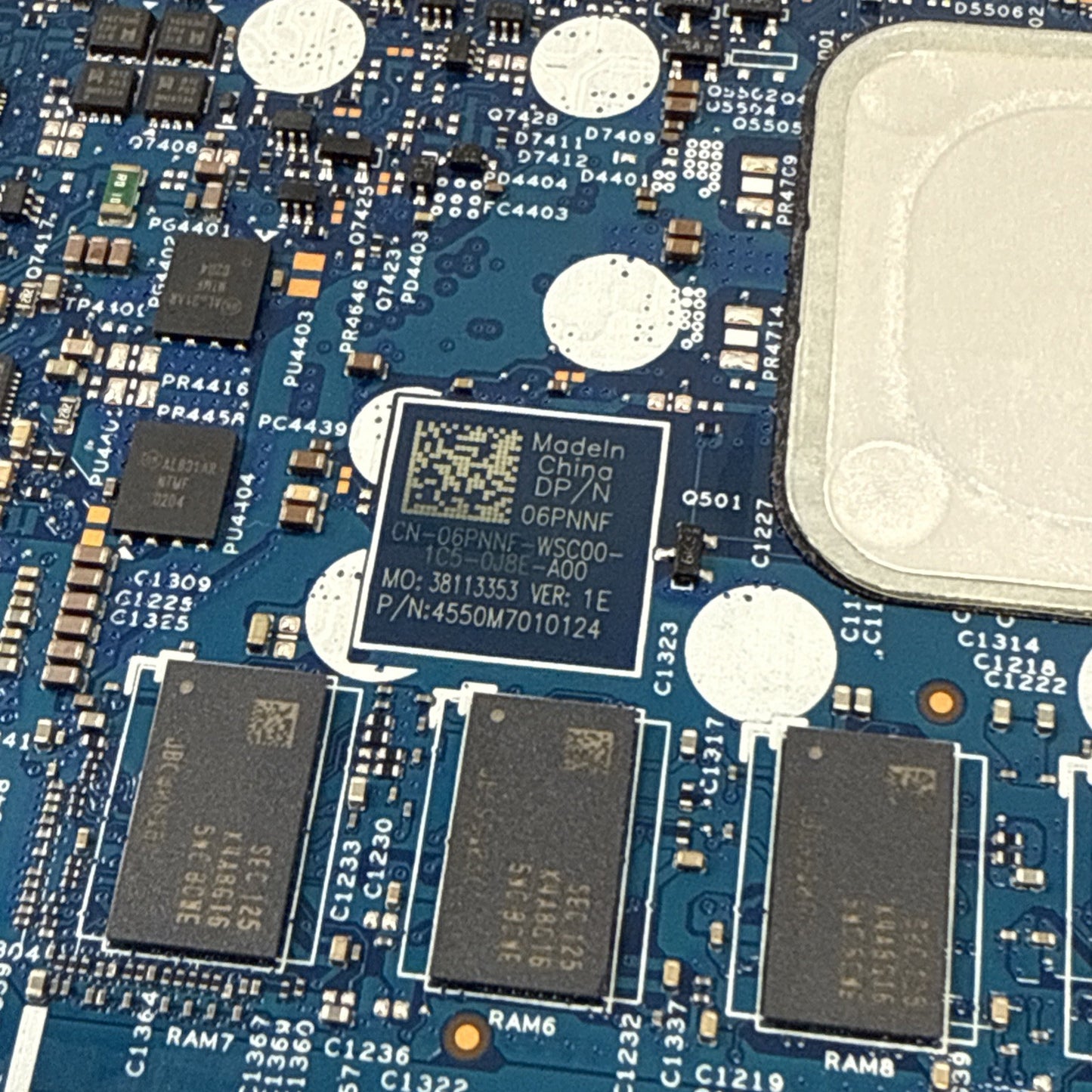 Dell Latitude 5320 Motherboard 11th Gen Intel(R) Core(TM) i5-1145G7 @ 2.60GHz