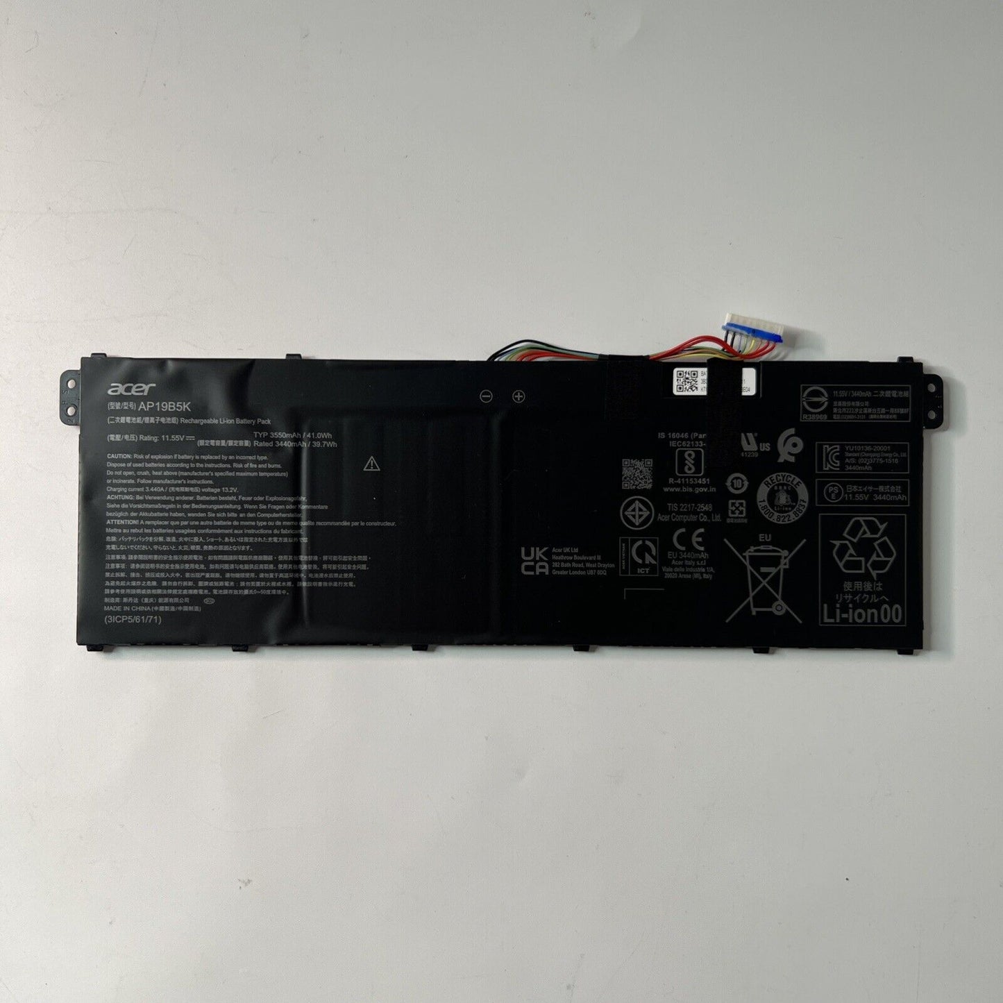 AP19B5K Acer Aspire 1 A115-32 N20C5 Laptop Battery Genuine (GOOD HEALTH)