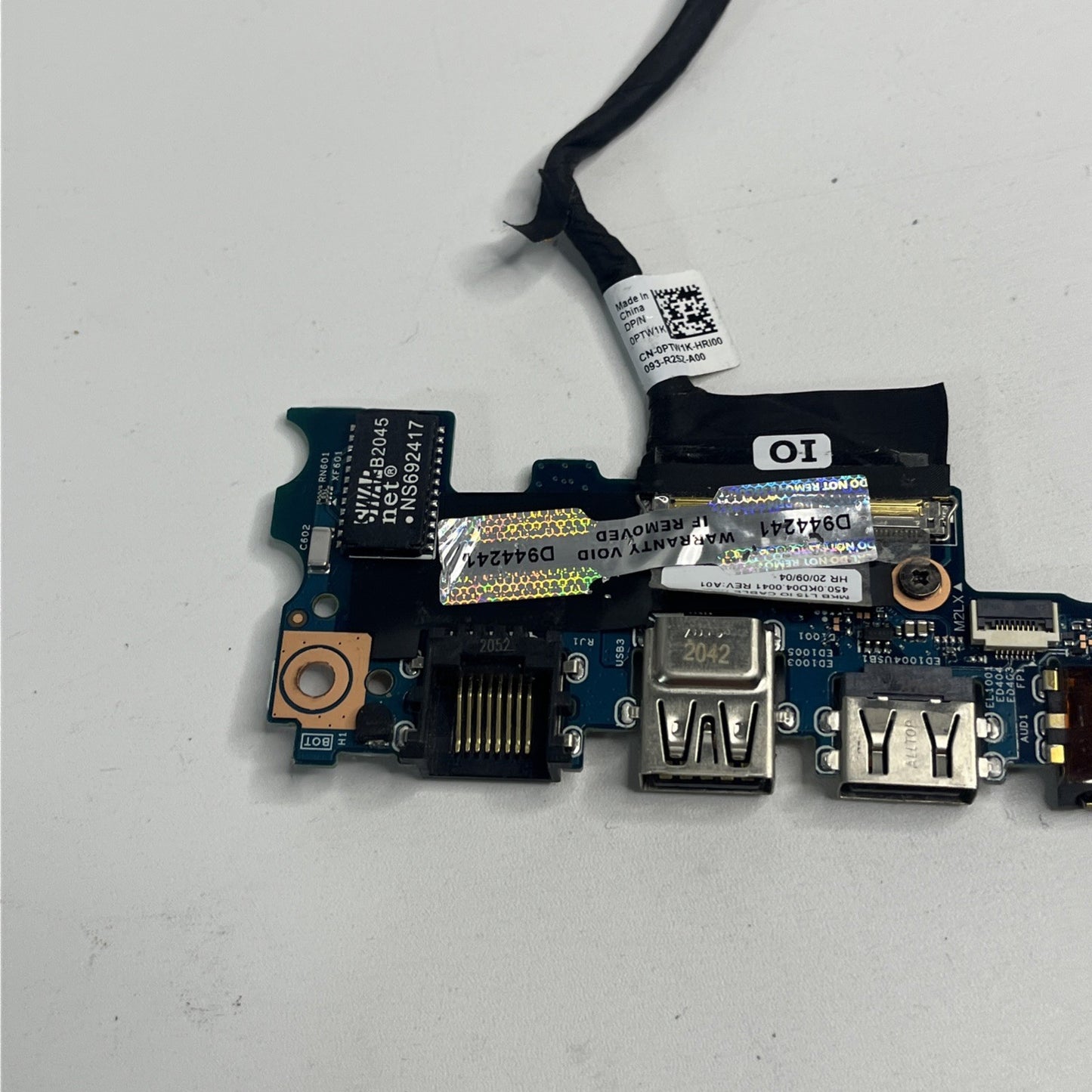 Genuine Dell Latitude 3510 USB Board Audio Card Reader Port & Cables 0Y67KR