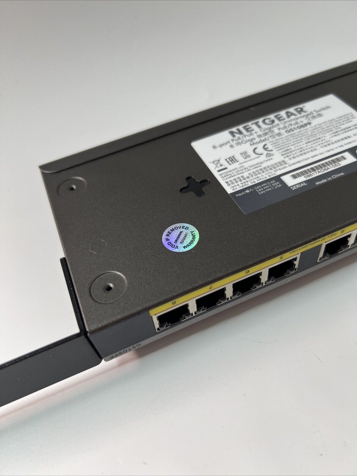 NETGEAR GS108PP 8-Ports Ethernet Switch