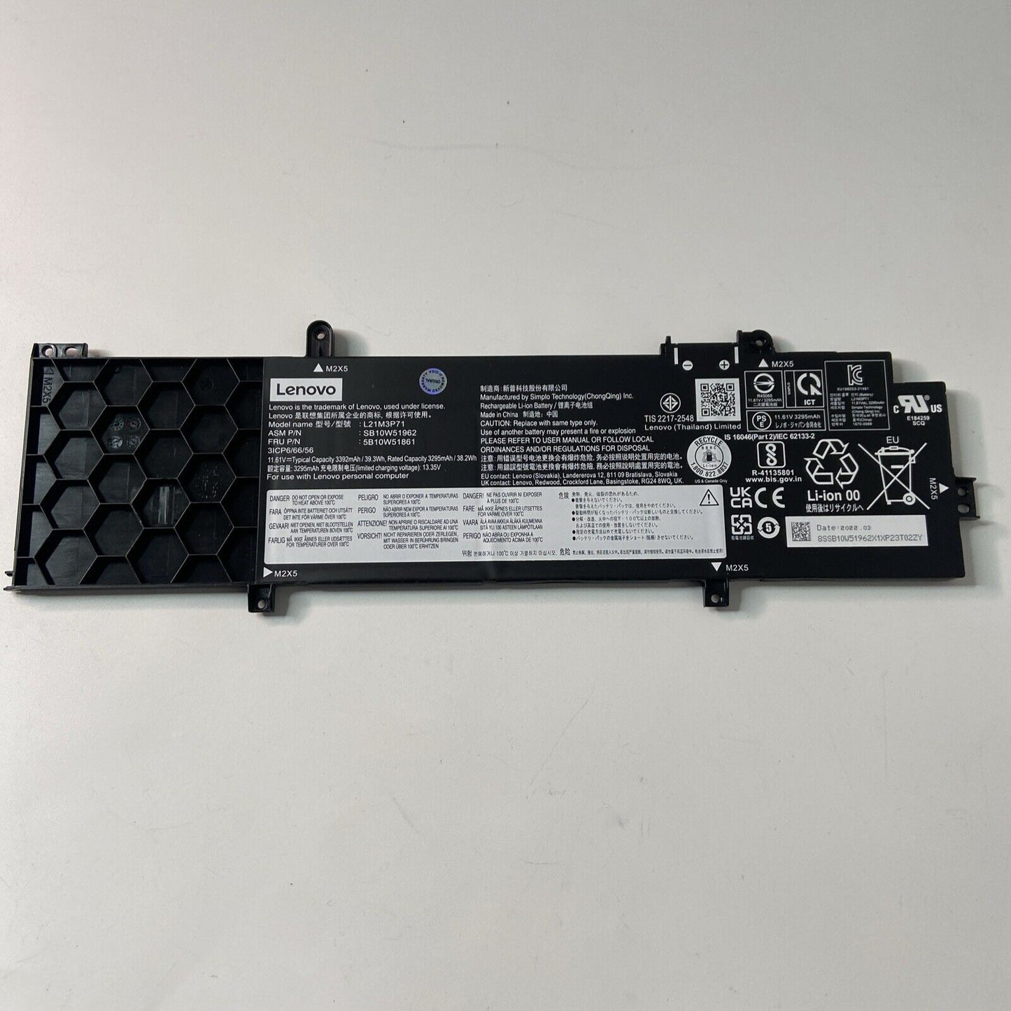 Genuine Lenovo ThinkPad T14 Gen 3 T14 G4 P14S G3 P14S G4 Battery L21M4P71