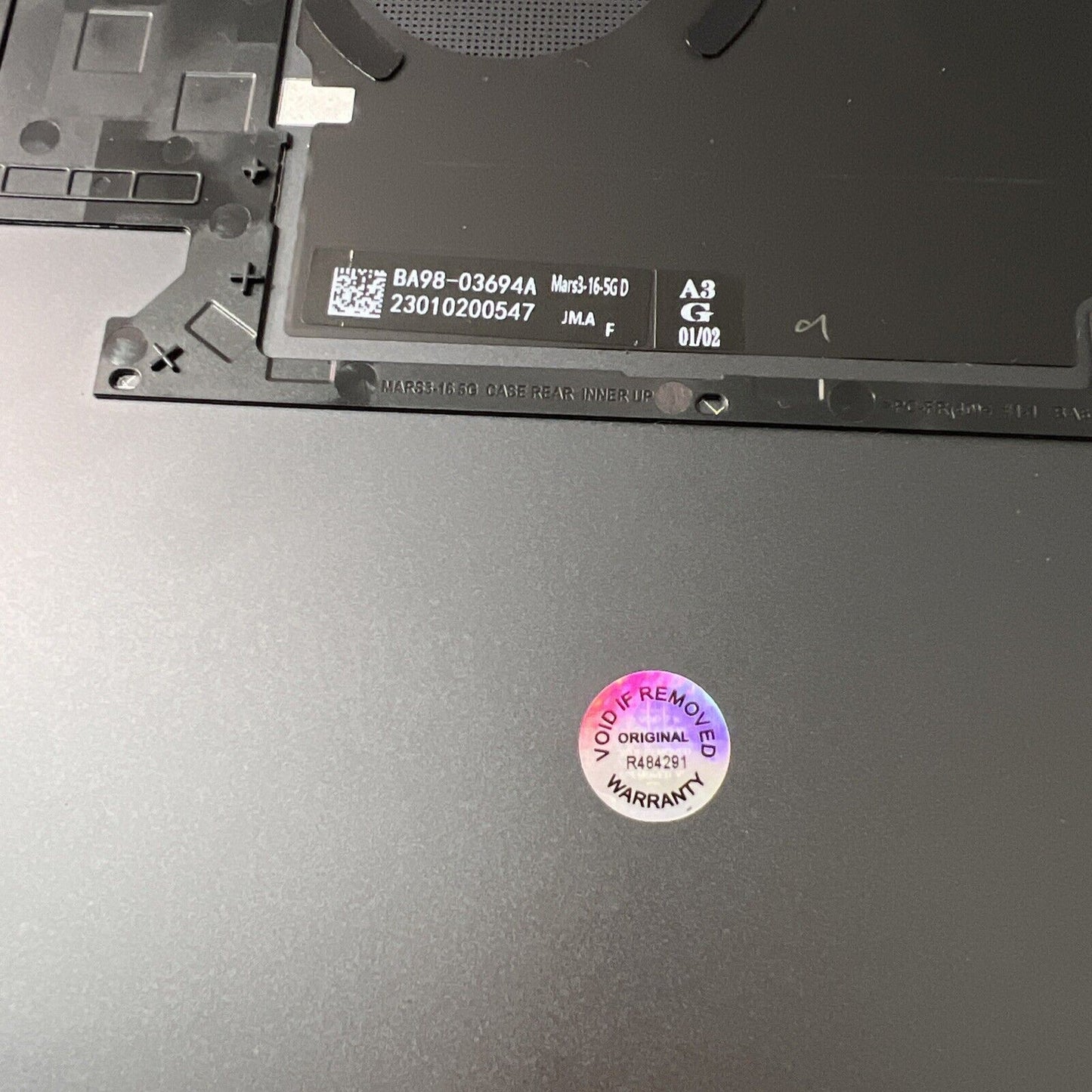 Samsung Galaxy Book3 Pro 360 NP965QFG Bottom Cover Graphite BA98-03694A Grade C