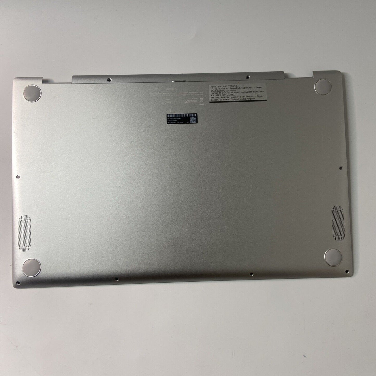 Asus Chromebook Flip C434T Base Chassis Bottom Case Cover Silver 13N1-7EA0521