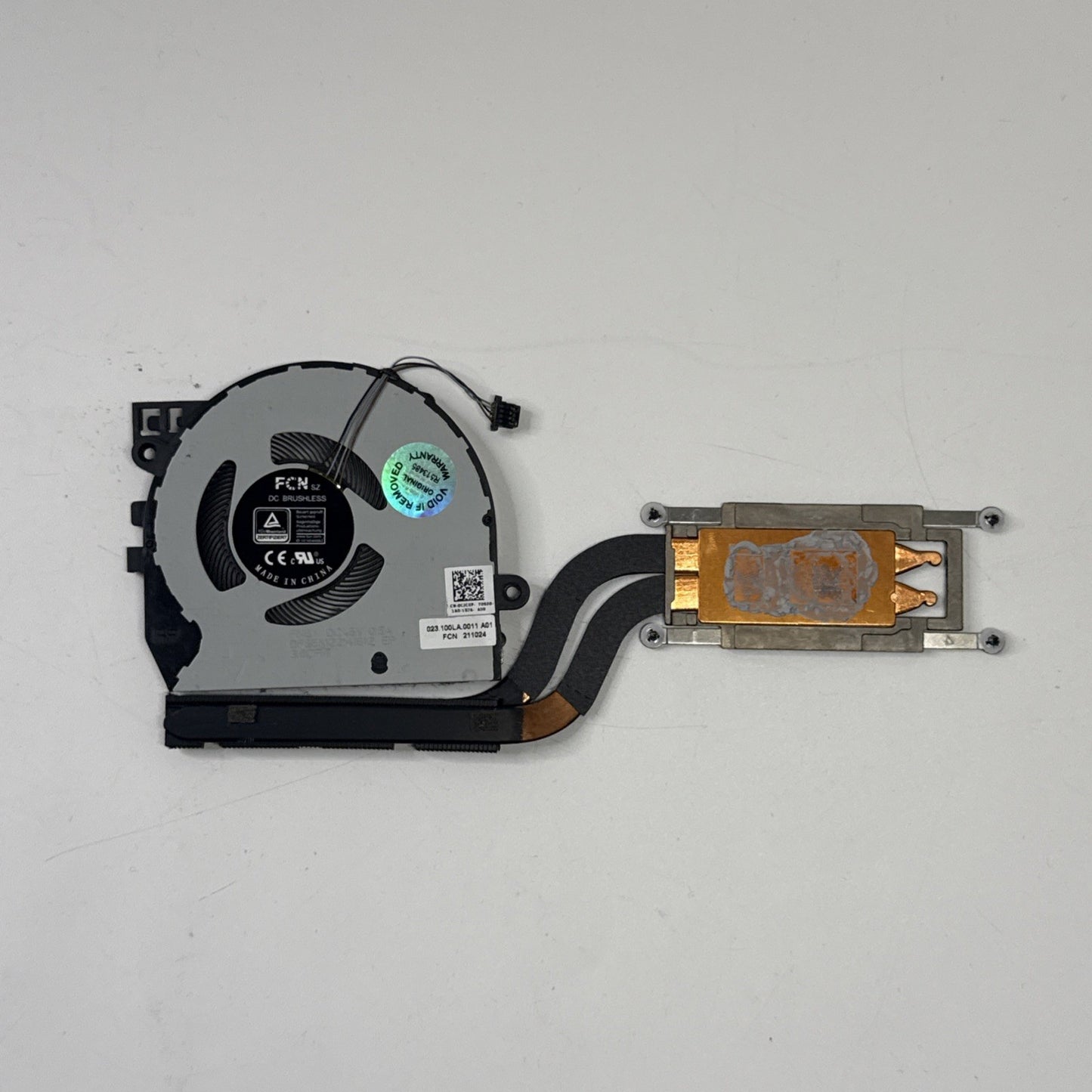Dell Latitude 5320 Series CPU Cooling Fan & Heatsink P/N 0VNX78 0CJCNP Genuine