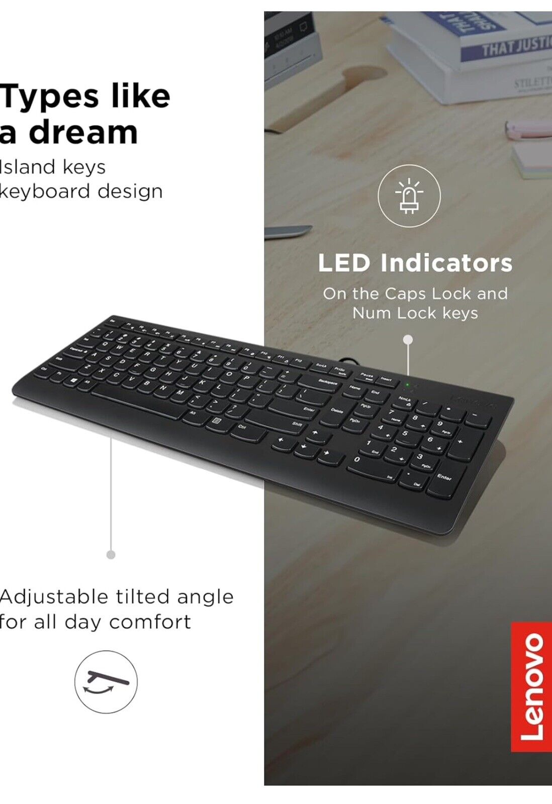 Genuine Lenovo Calliope USB keyboard 00XH633 EKB-536A