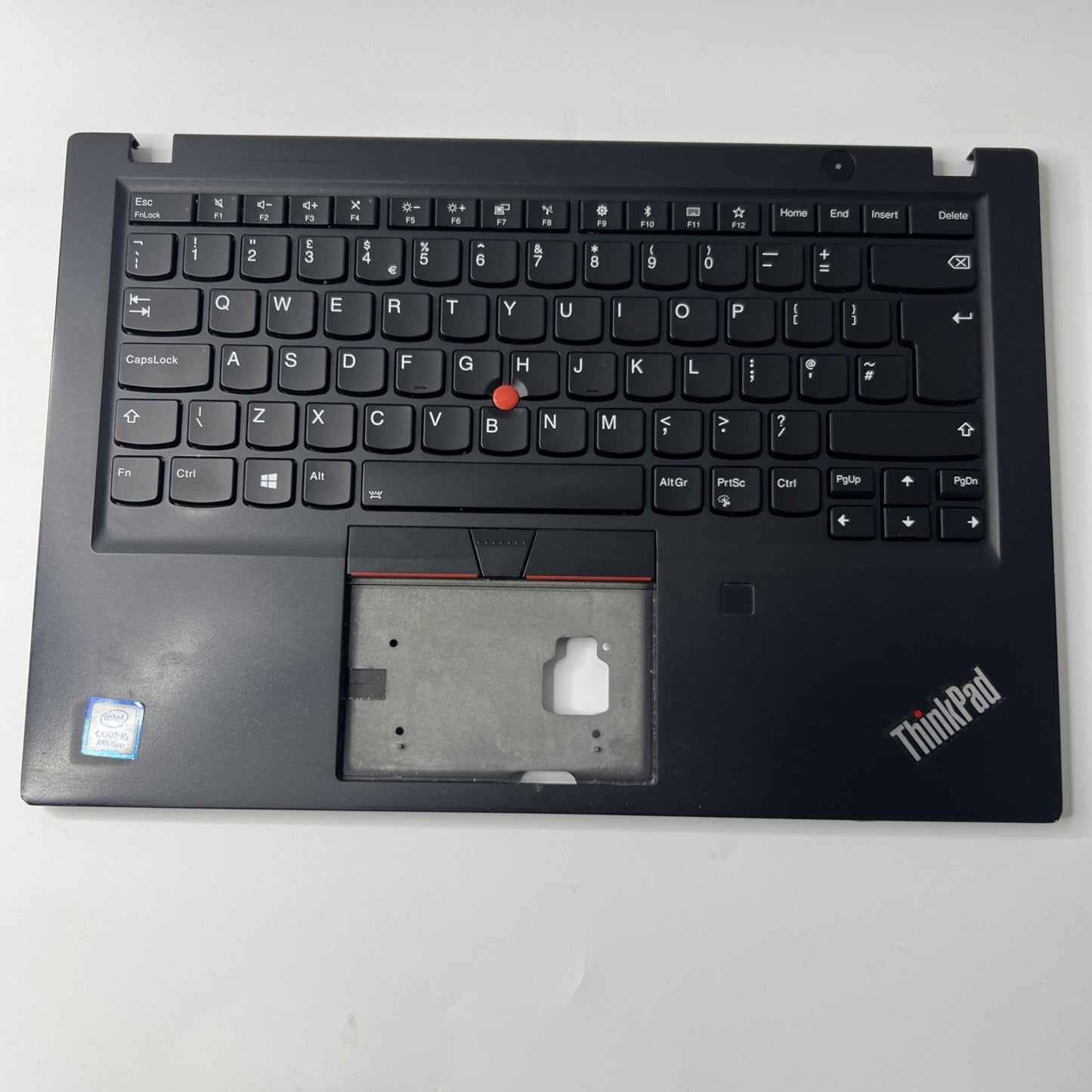Genuine Lenovo T490s Palmrest Assembly UK Keyboard Black AM1BR000500 Read Desc