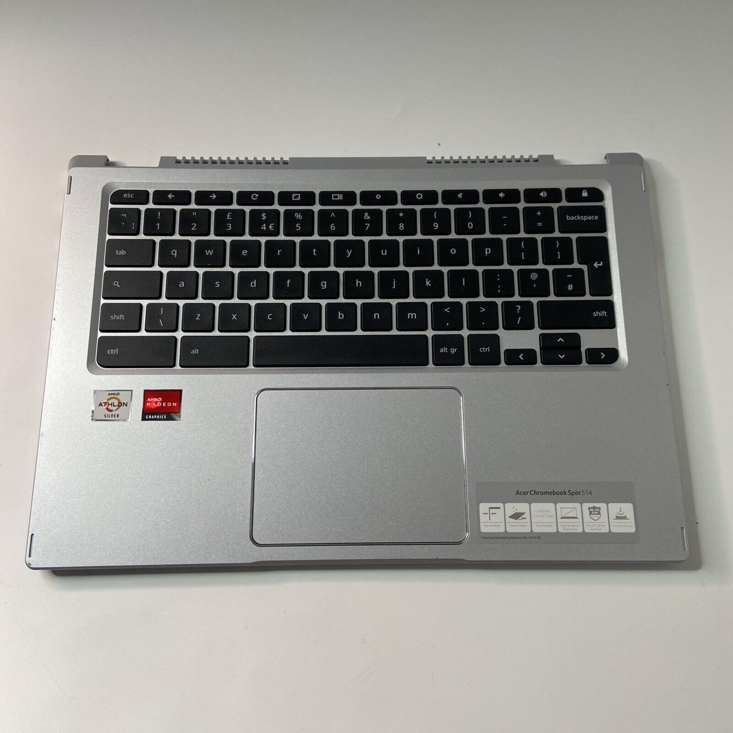 Acer Chromebook CP514-1H Palmrest UK Backlit Keyboard EAZBL007010