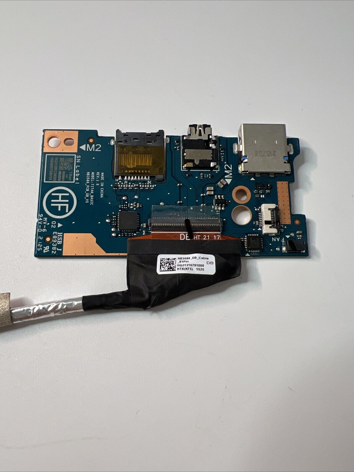 SAMSUNG GALAXY BOOK NP750XDA USB Audio Board I/O Board & Cable HQ3120FC34000