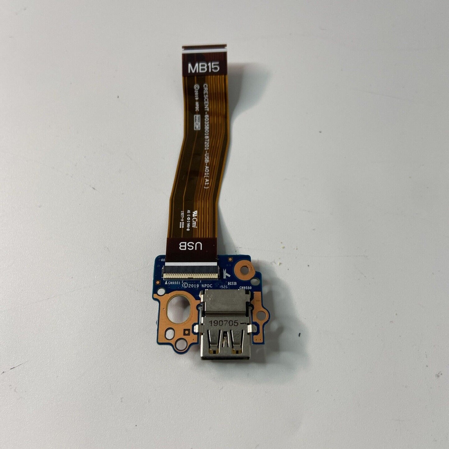 Genuine HP EliteBook 850 G5 G6 / 855 G6 USB Board & Cable 6050A3022601