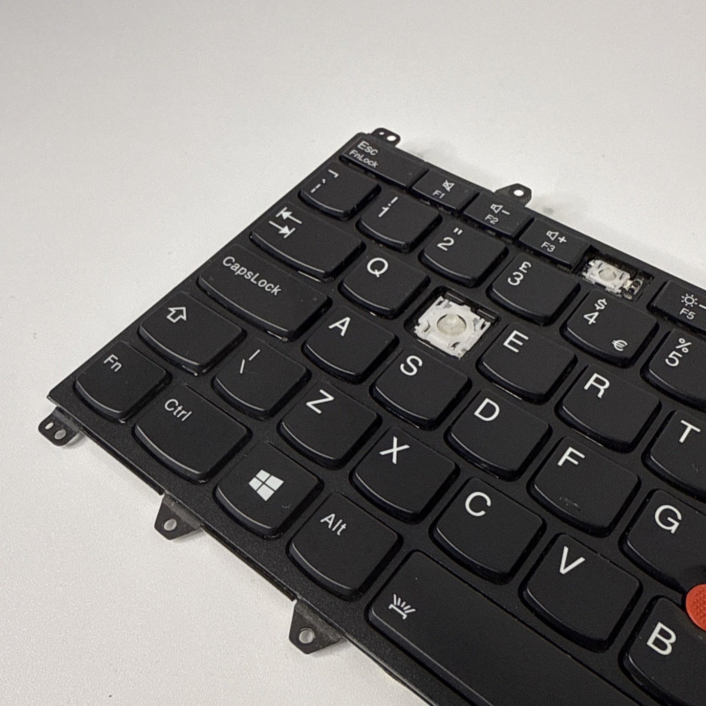 Lenovo Thinkpad Yoga 370 Genuine UK Backlit Keyboard 01HW603 (2 KEYS MISSING)
