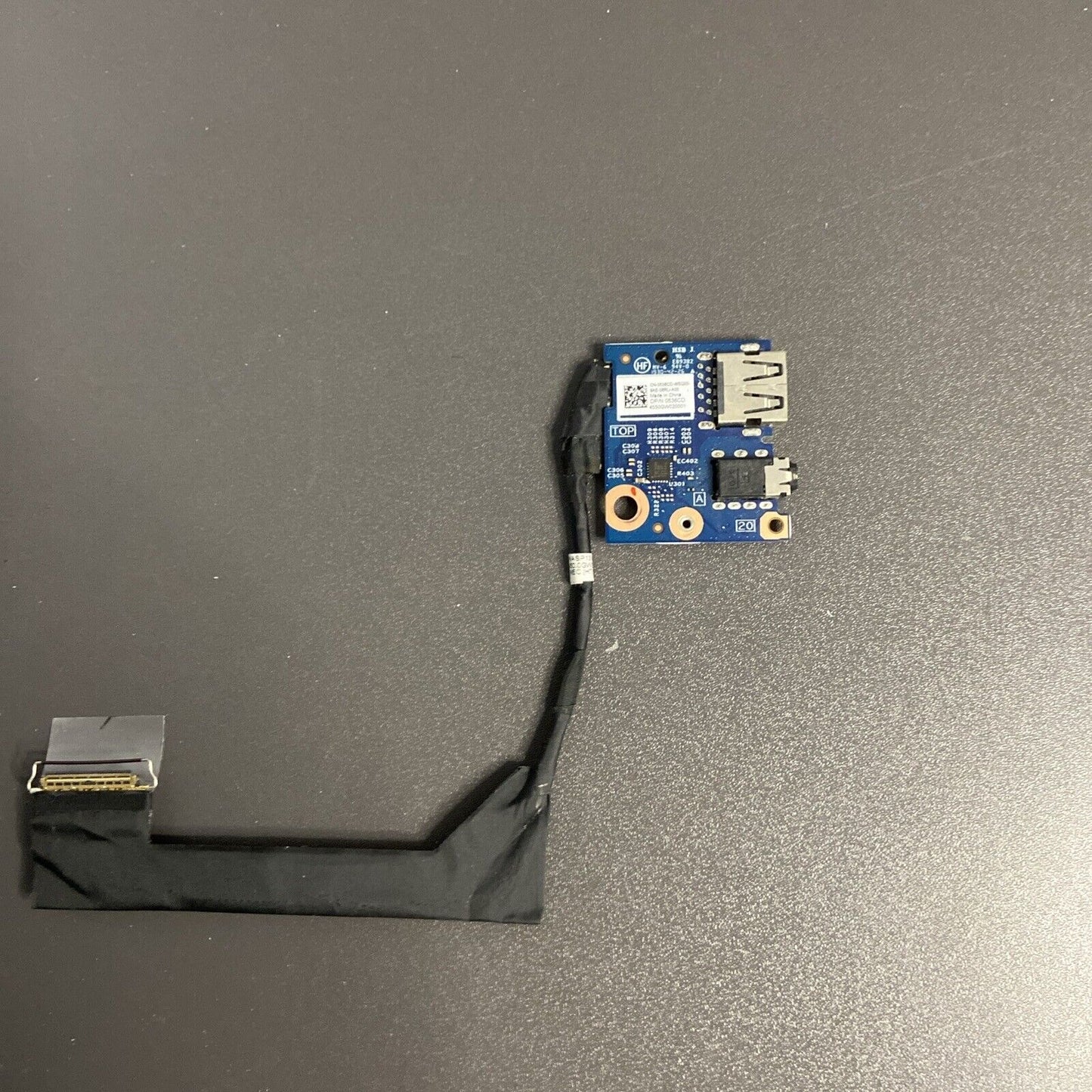 Dell Latitude 3301 audio USB port board and cable 0536CD