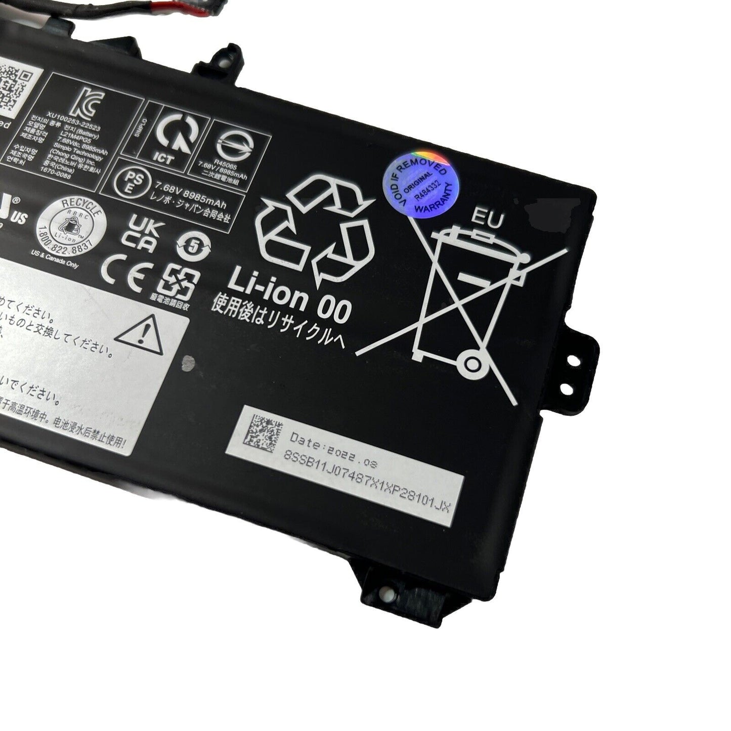 Lenovo Ideapad 5 Chrome 16IAU7 Battery L21M4PG5 Genuine