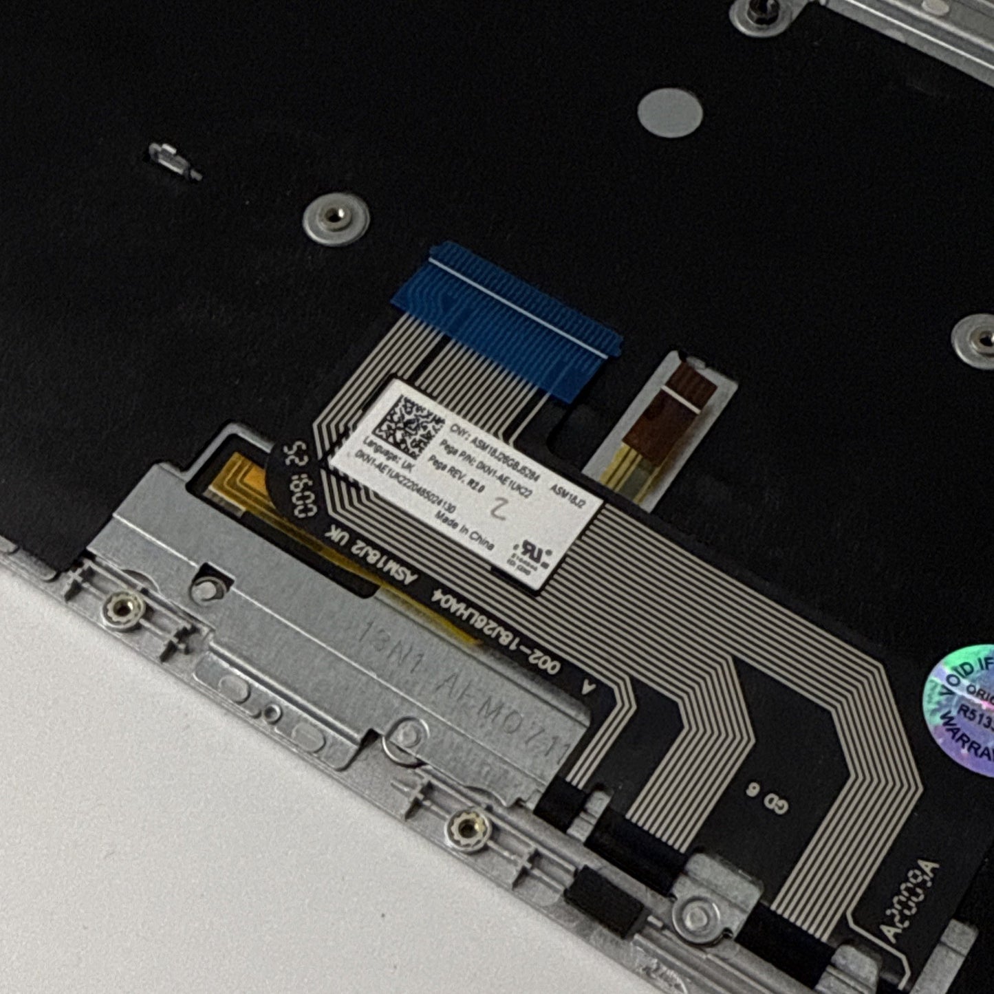 Asus Chromebook C433T Palmrest with UK Keyboard 13N1-AEA0531