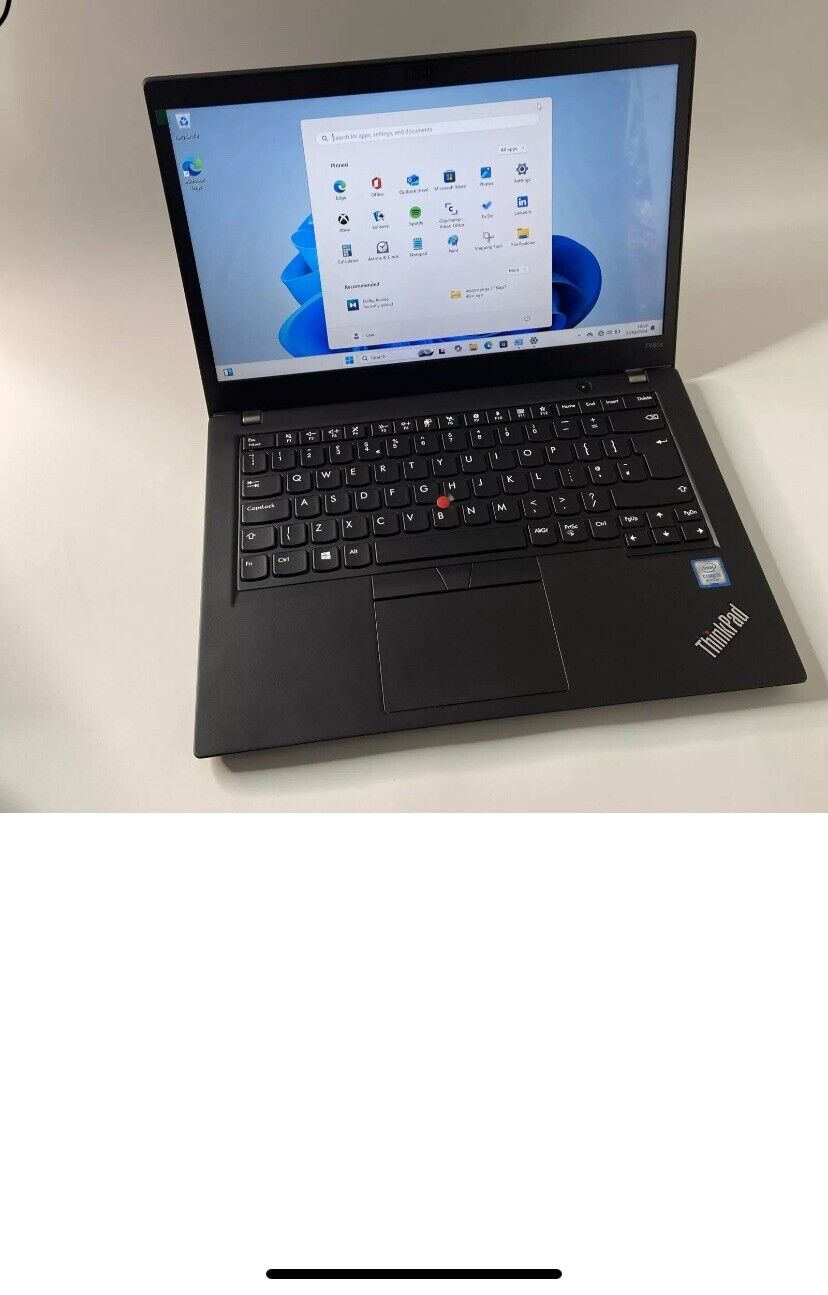 Lenovo ThinkPad T480s 14" 256GB SSD Intel Core i5-8350U 8th Gen, 16GB RAM Win 11