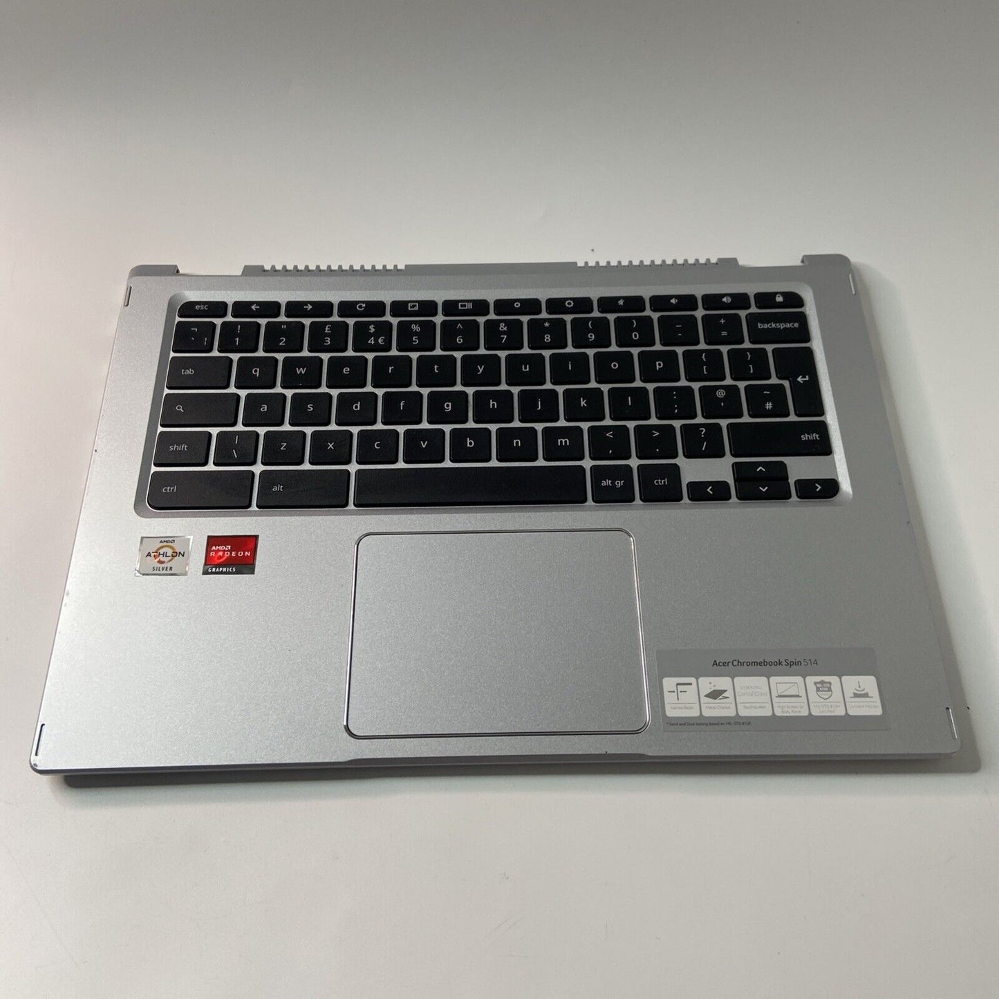 Acer Chromebook CP514-1H Palmrest UK Backlit Keyboard EAZBL007010