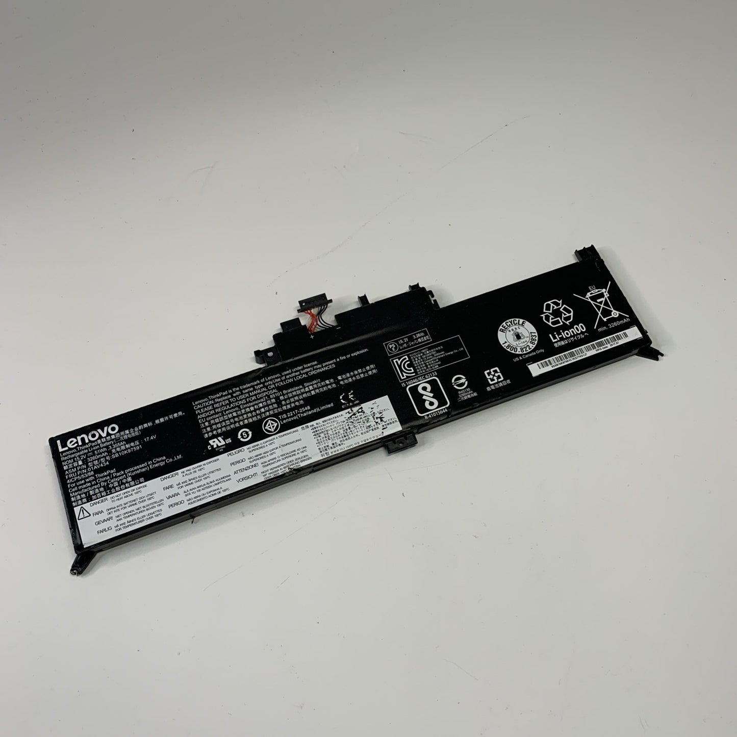 Genuine Lenovo ThinkPad Yoga 370 260 X380 01AV433 01AV434 Battery 85%+