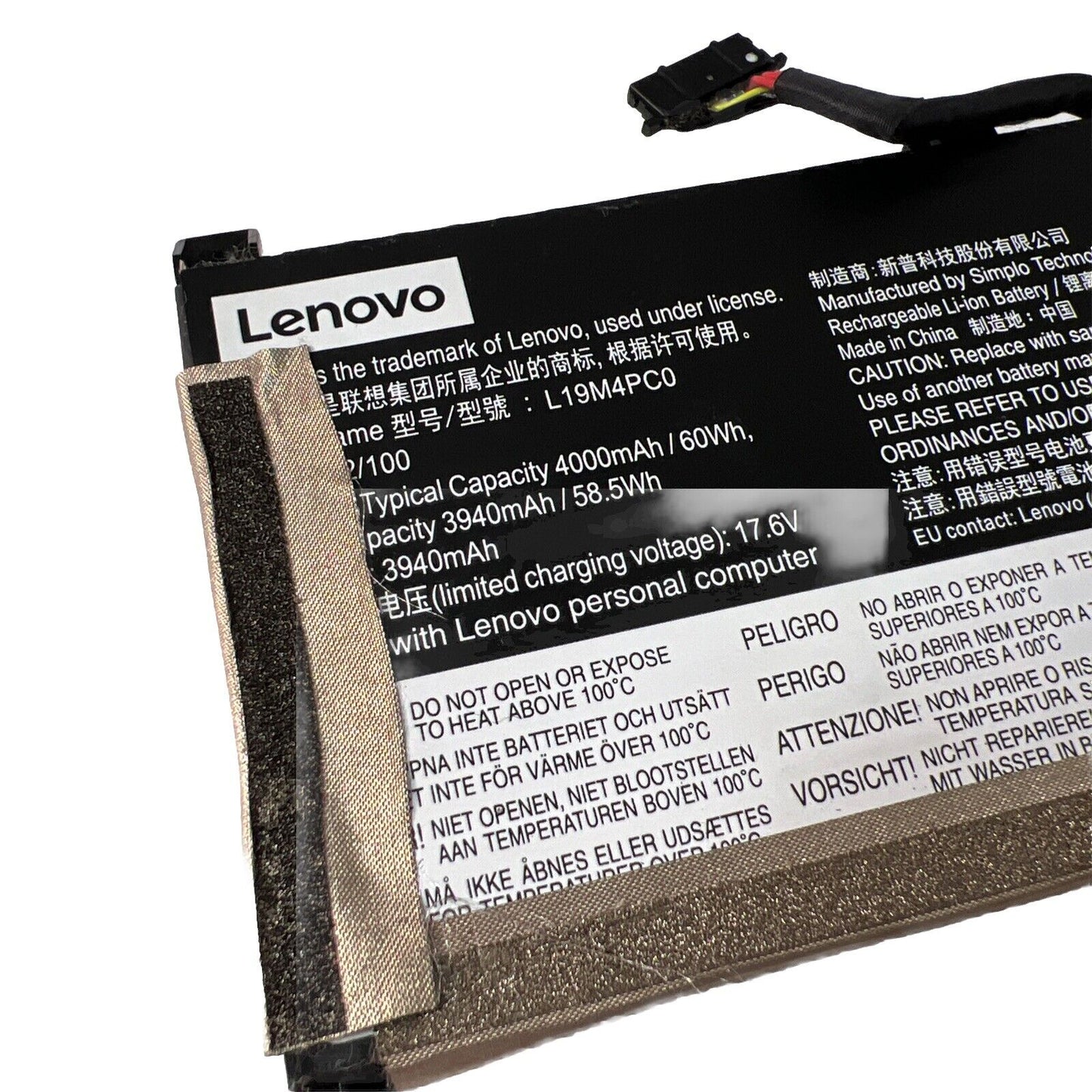 Lenovo Legion 5 15IMH05A Genuine Battery L19M4PC0 (GOOD HEALTH)
