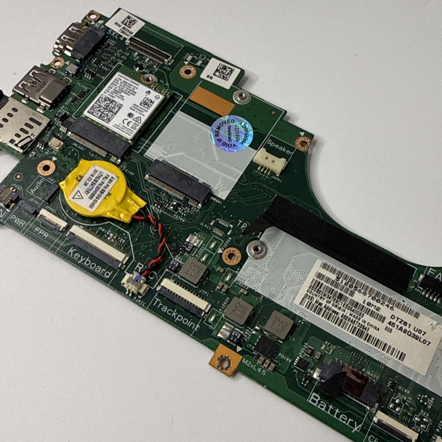 Lenovo Thinkpad Yoga 370 Motherboard i5-8th Gen DTZS1 LA-F421P (UNTESTED)
