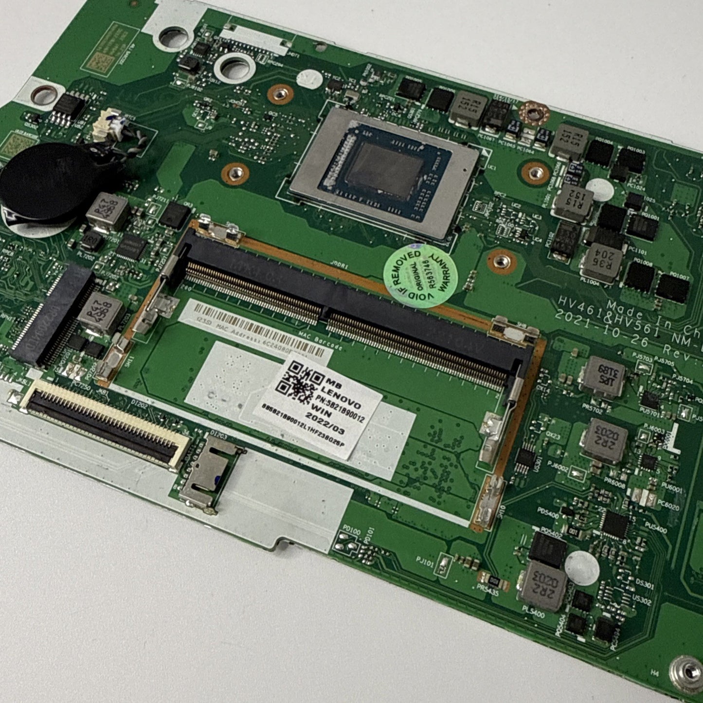 Lenovo V15 G2-ALC Motherboard AMD Ryzen 7 5700U NM-D522 (NO POWER)