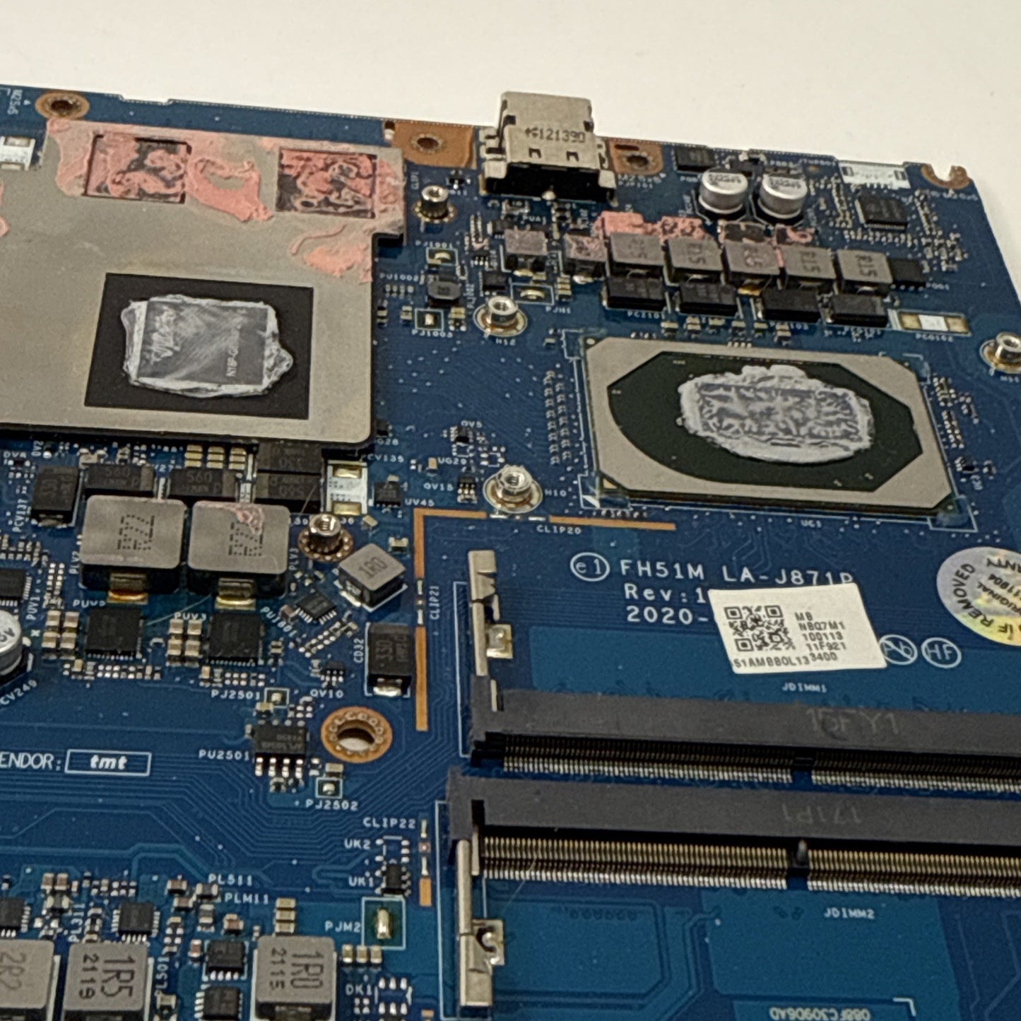 ACER Nitro 5 AN517-52 LA-J871P I5-10300H GTX1650TI 4GB DDR4 Motherboard (FAULTY)