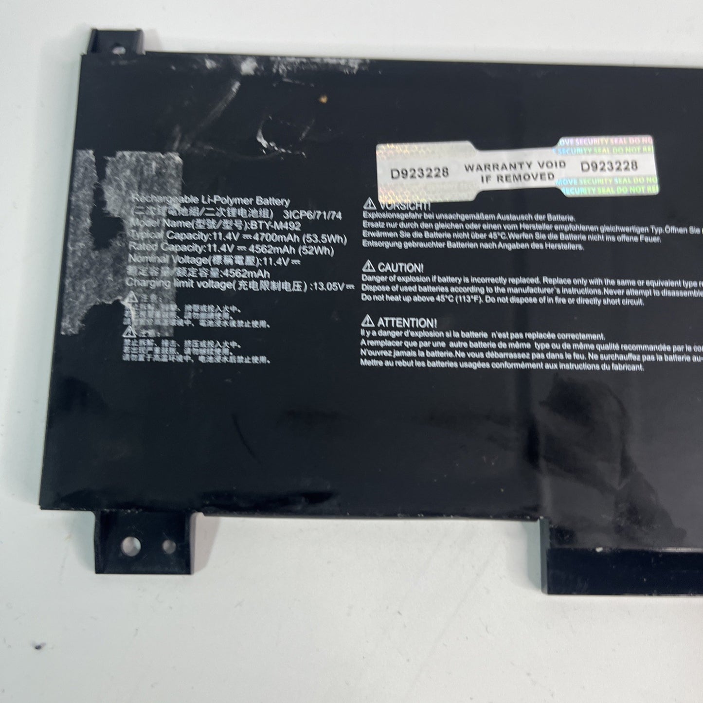 Genuine MSI KATANA GF66 11UD, GF66 11UE, GF66 12UC, GF66 12UD Laptop Battery