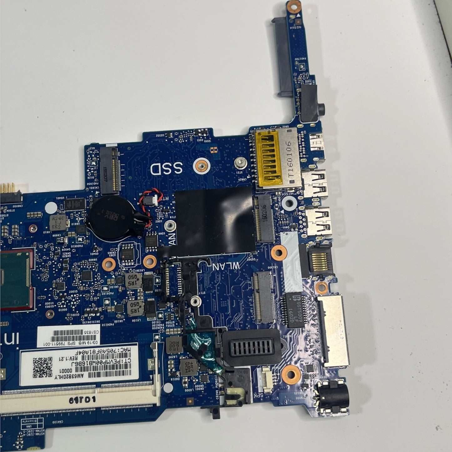 HP EliteBook 840 G5 Laptop Motherboard Core i5-8th Gen