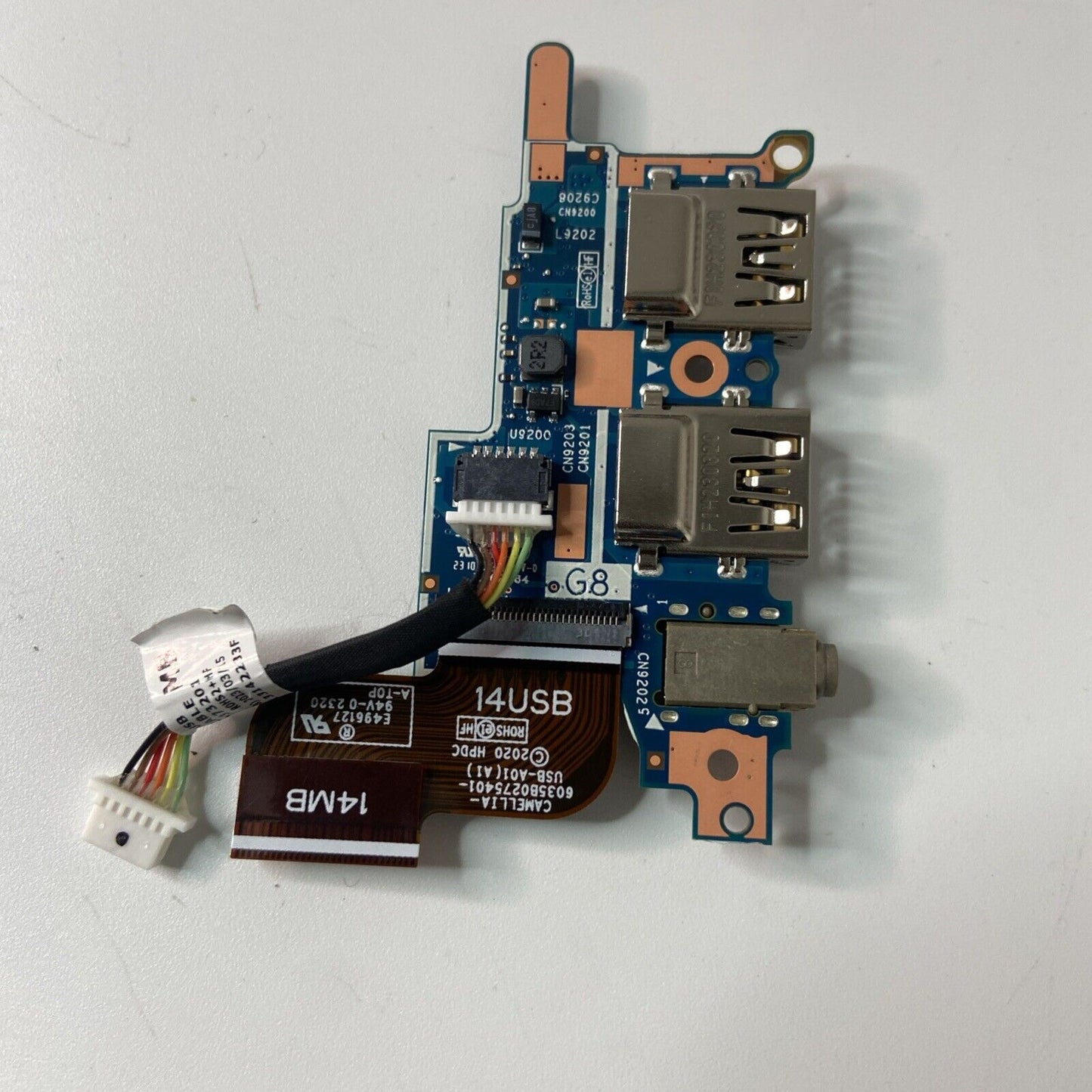 HP Elitebook 830 835 840 G7 G8 6050A3136301 USB Audio Board