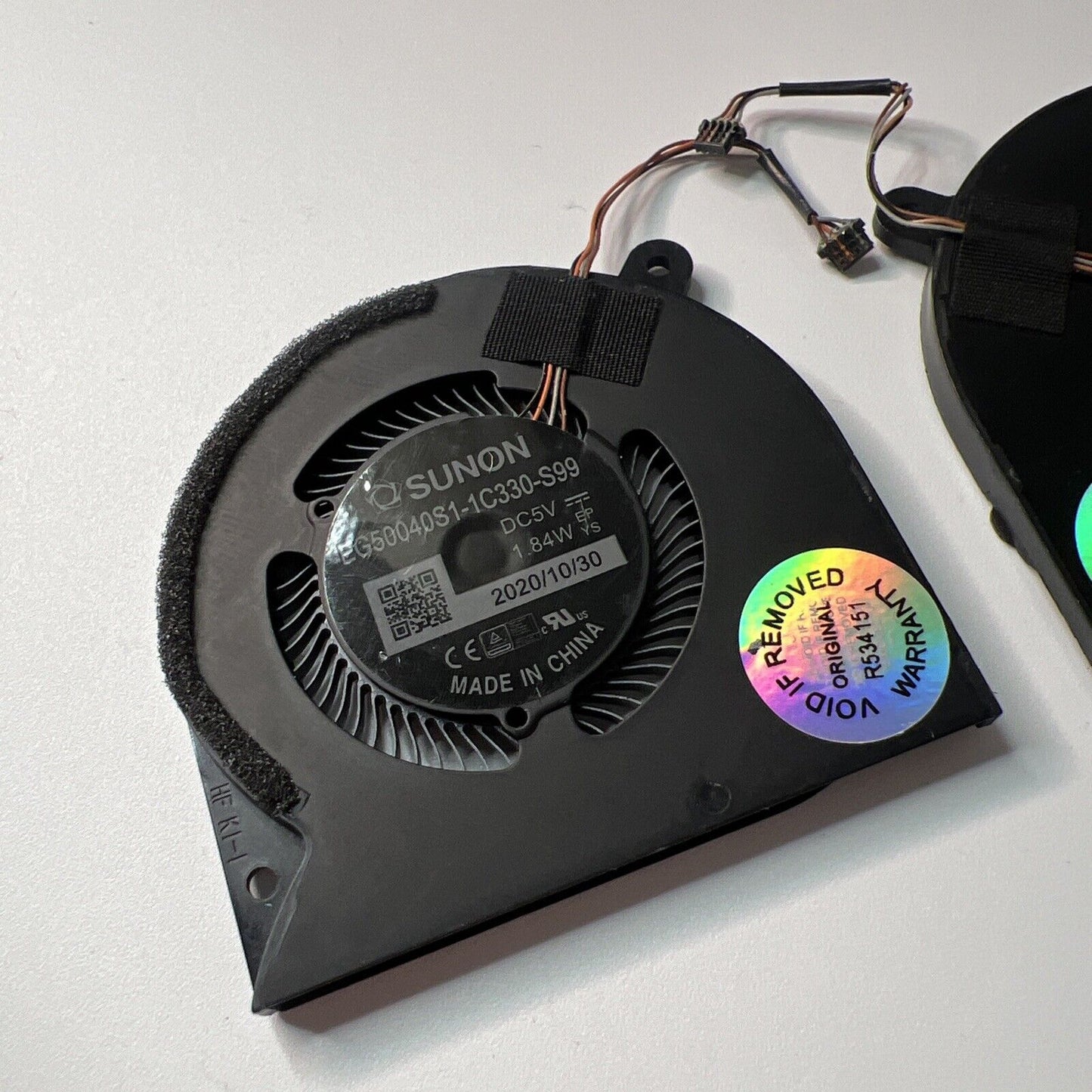 Genuine Razer Book 13 RZ09-0357 CPU Cooling Fan SET PAIR 1310207220 13102098