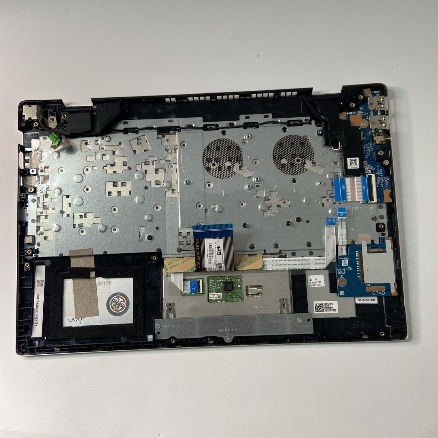 HP Pavilion 14-CE3510SA Complete Palmrest Assembly UK Keyboard Touchpad Silver