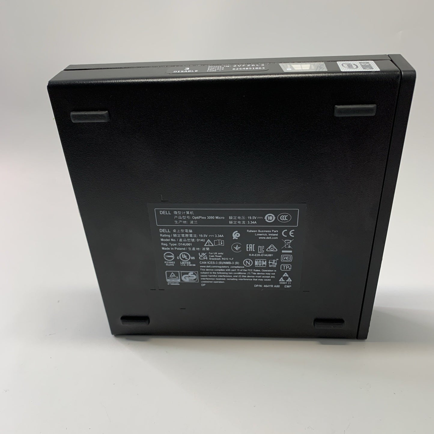 Dell Optiplex 3090 Micro PC Intel i3-10105T 8GB RAM 256GB SSD Windows 11