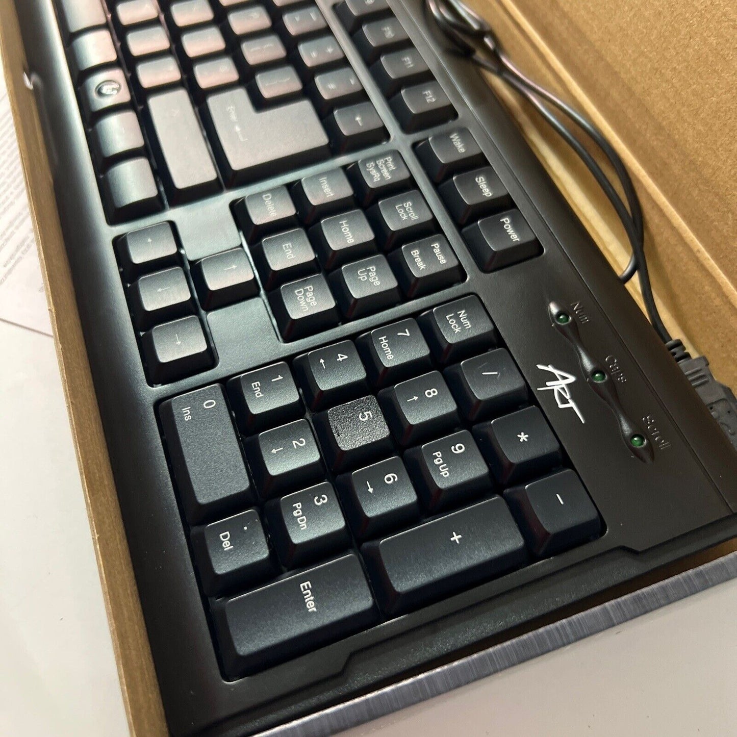 Classica Plus AK-45CU Wired Computer Keyboard UK Layout BLACK