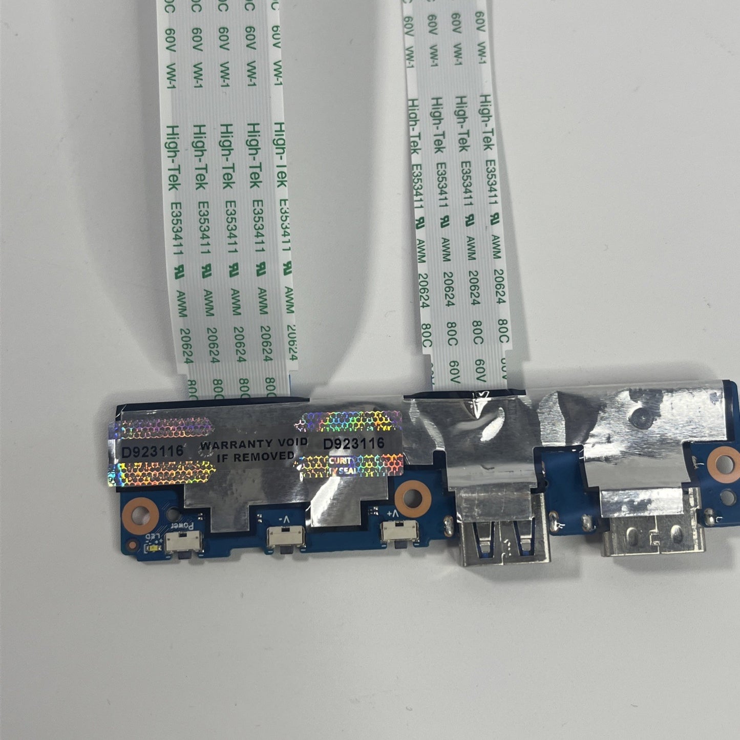 Lenovo IP Flex 3 Chrome 15IJL7 USB Port I/O Board Power Board & Cable 5C50S25310