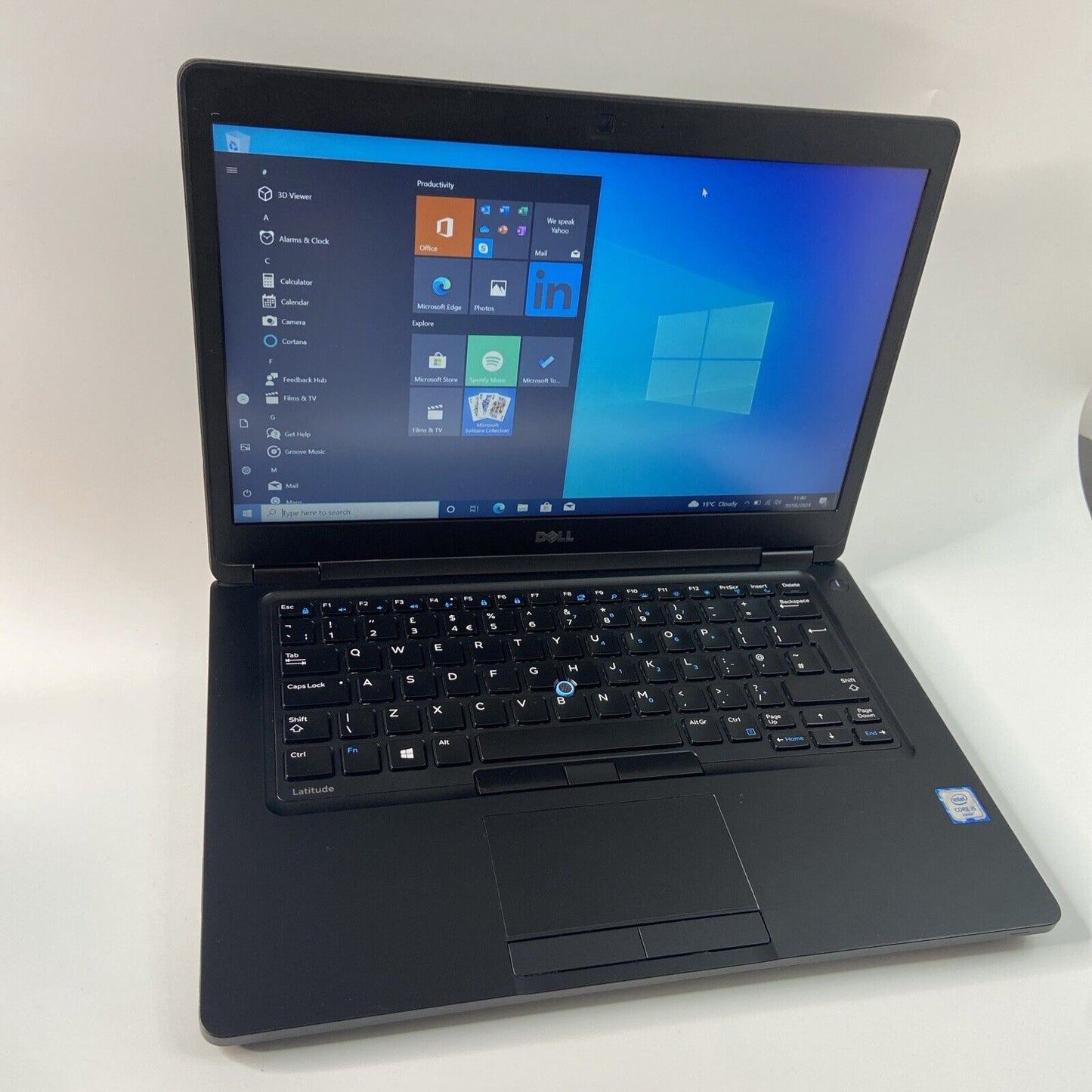 Dell Latitude 5480 Core i5-7th Gen 16GB 256GB SSD 14" FHD Win 10 pro Laptop