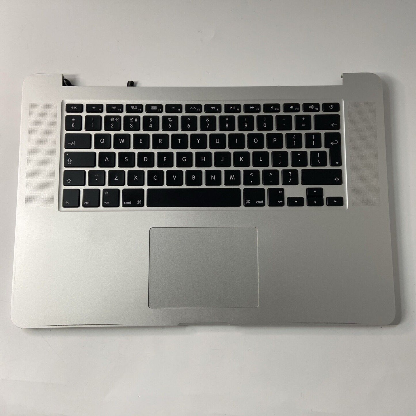 MacBook Pro 15" A1398 2014 Palmrest Top Case Cover UK Keyboard Silver + Battery