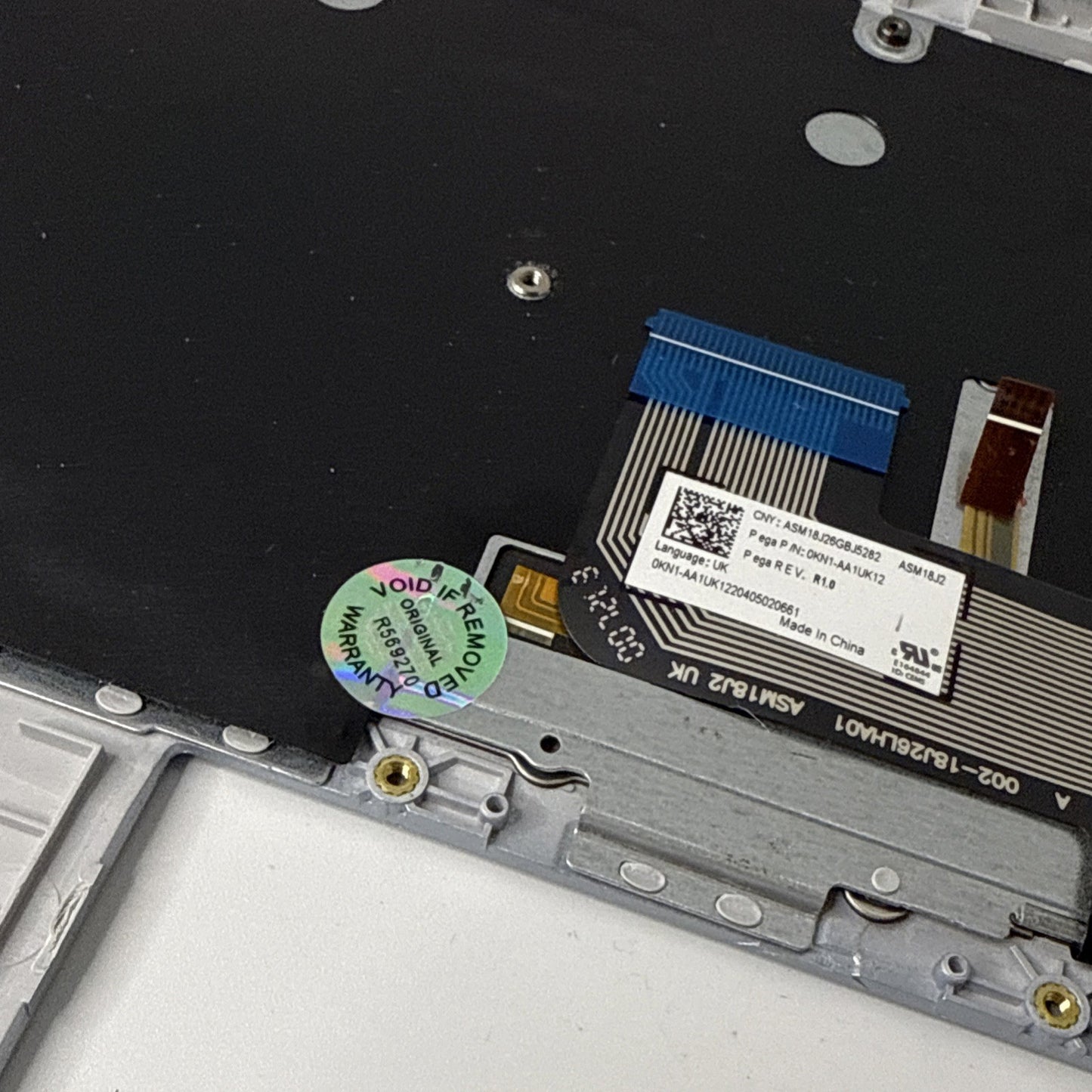 Asus Chromebook C433T Palmrest with UK Keyboard 13N1-AAA0402