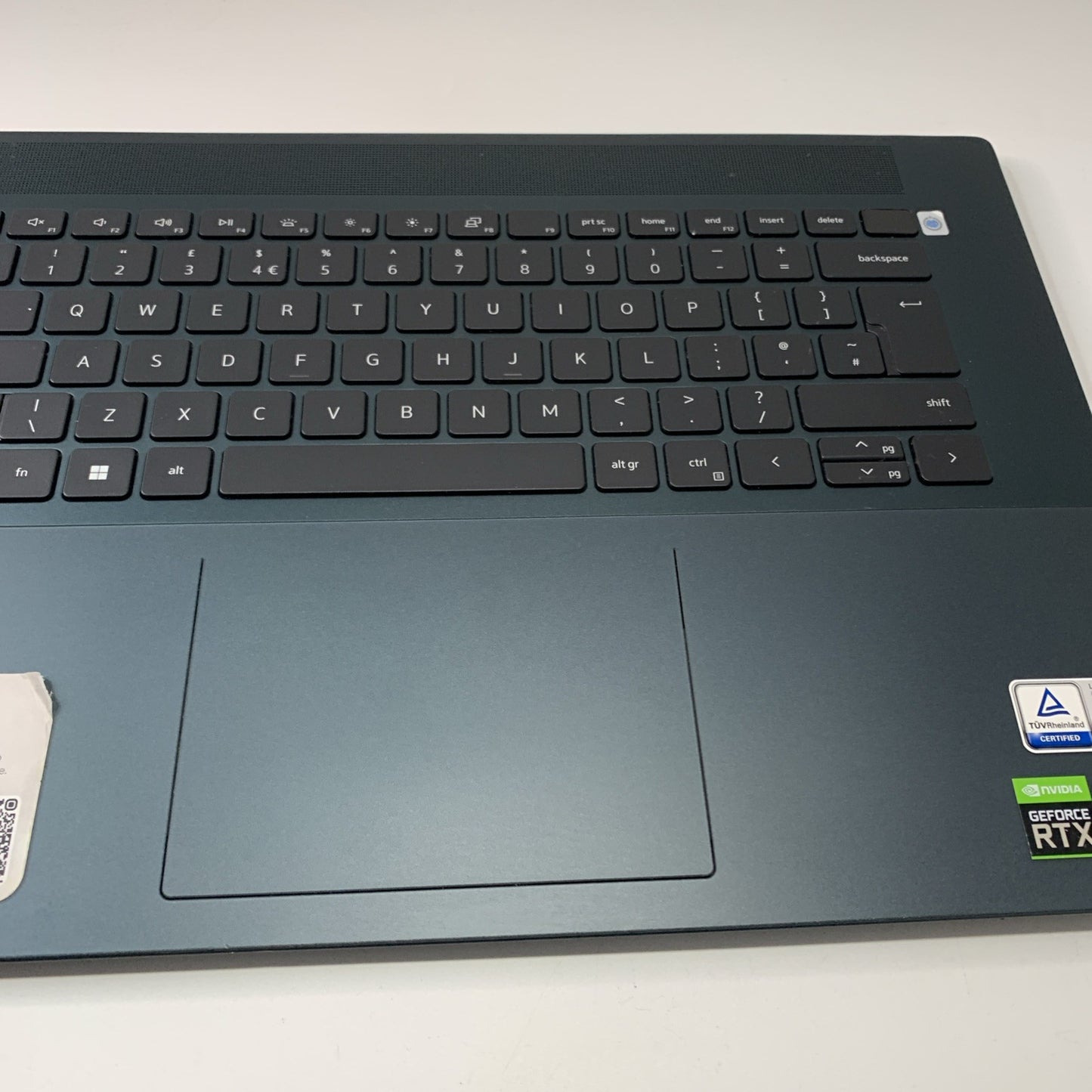 Dell Inspiron 16 7620 Complete Palmrest Assembly UK Keyboard 0RYX3M