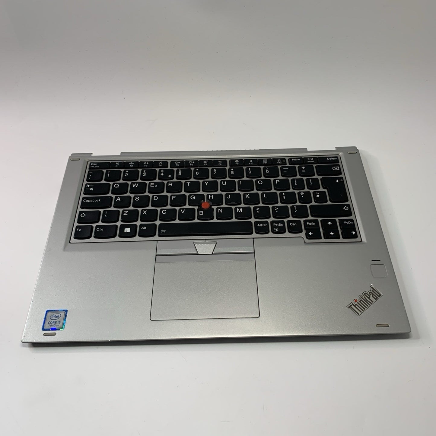 Lenovo Yoga 370 Complete Palmrest UK Backlit Keyboard & Touchpad Silver 01HY214