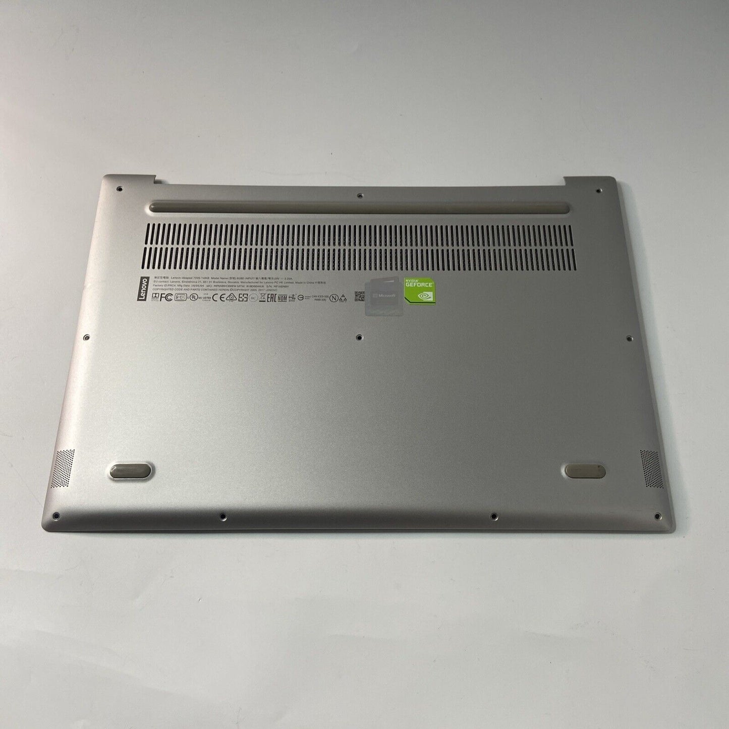 Lenovo Ideapad 720S-14IKB 80XC Base Chassis Bottom Case Cover AM1YA000200