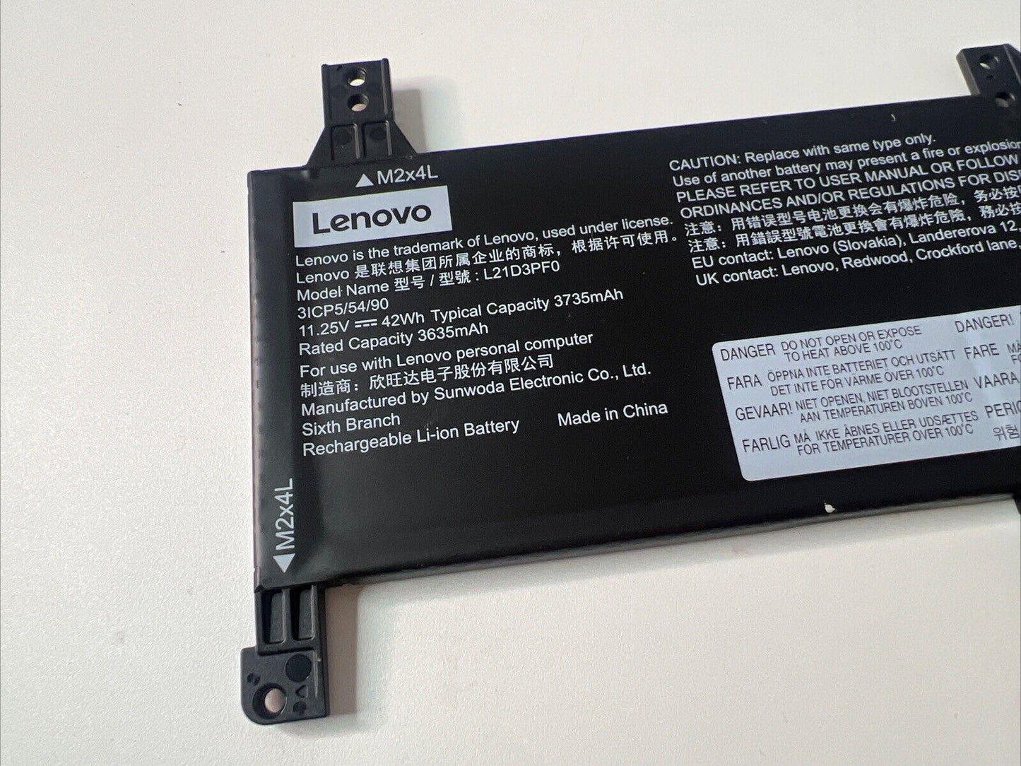 Genuine Lenovo Ideapad 1 15AMN7 Battery L21D3PF0 GOOD HEALTH