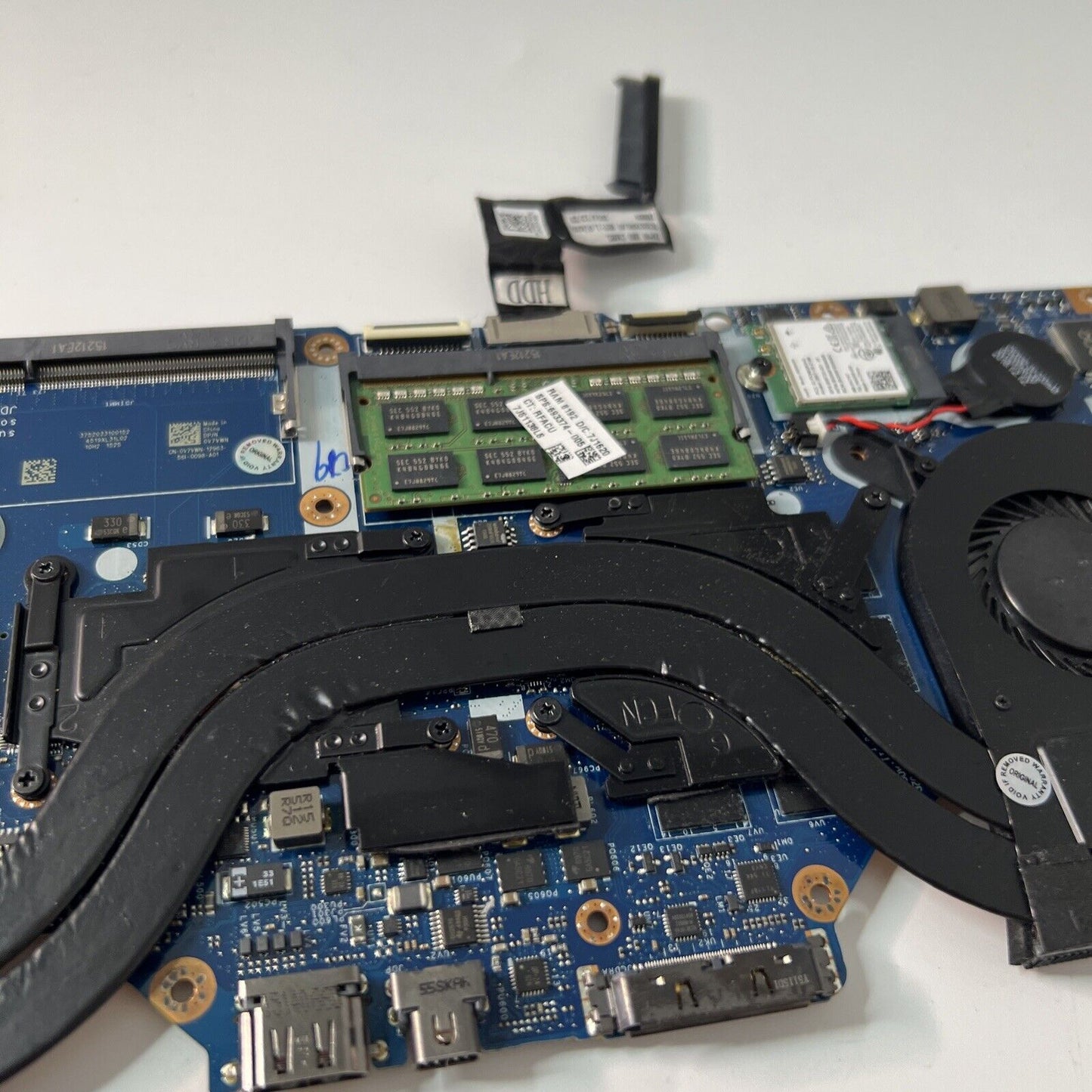 Dell Alienware 13 Motherboard i7-5500u 2.40GHz Heatsink + Fans WORKING