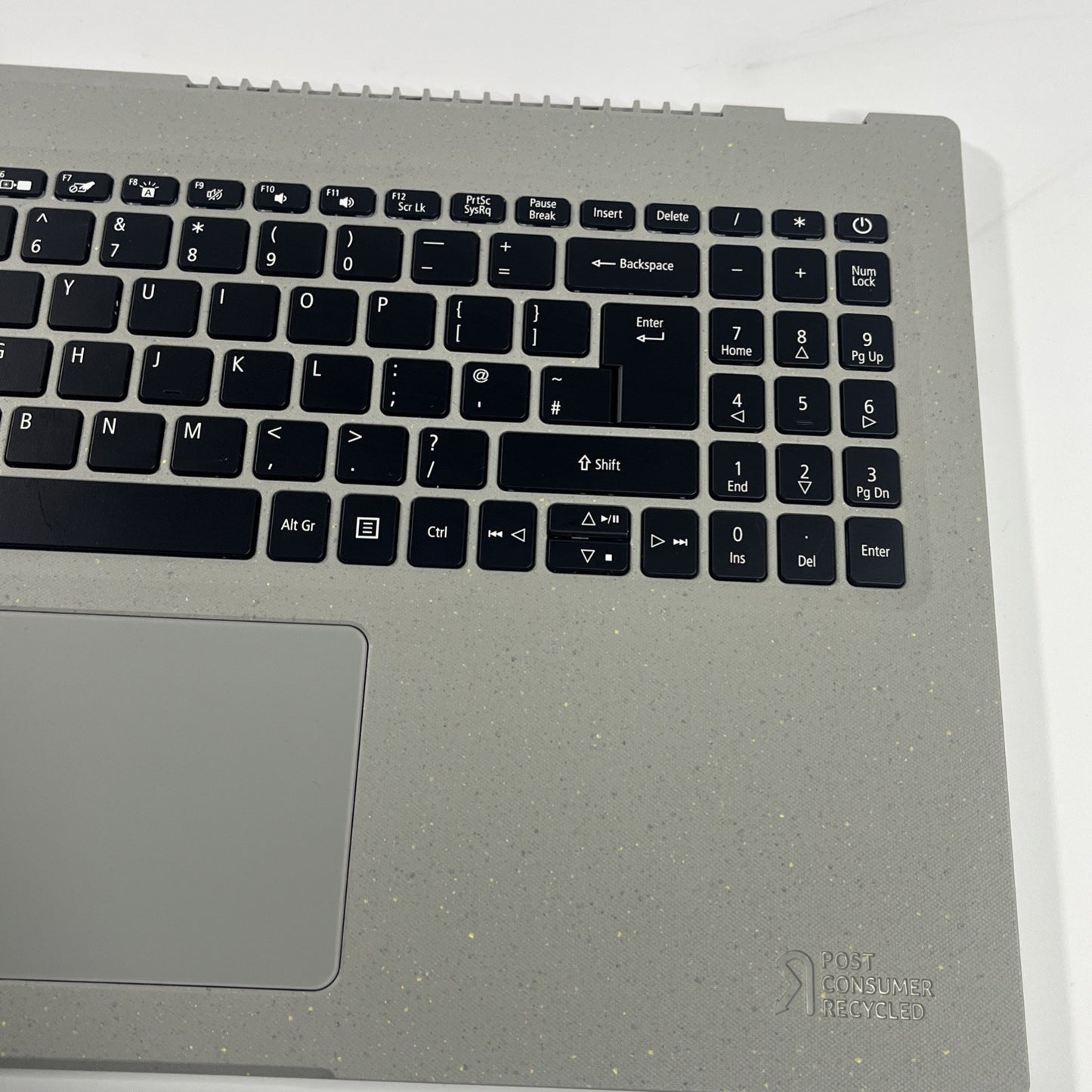 Genuine Acer Aspire Vero AV15-51 Palmrest UK Keyboard with Trackpad Grade A.