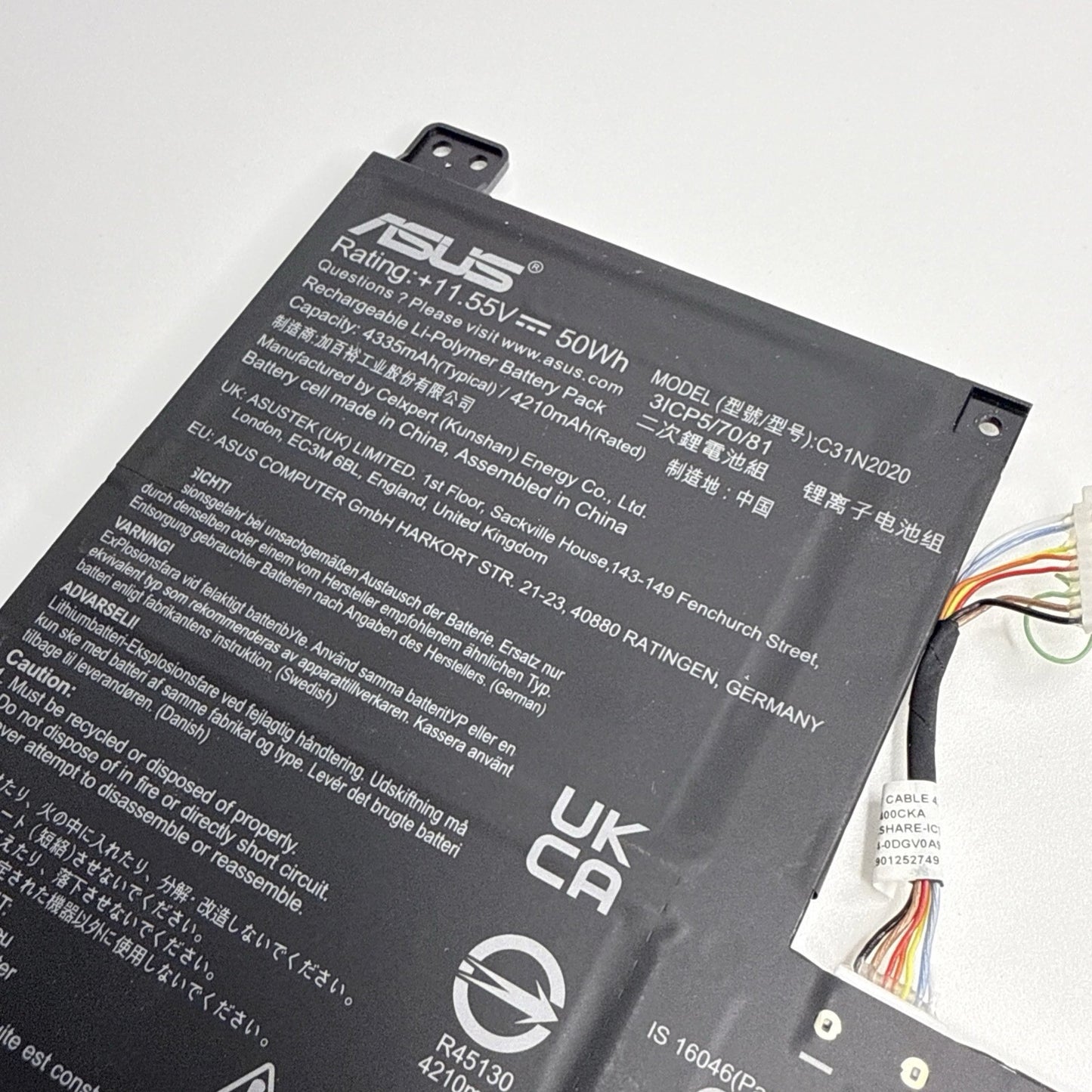 Genuine Asus Chromebook CX1400CK Battery C31N2020 0B200-04010000