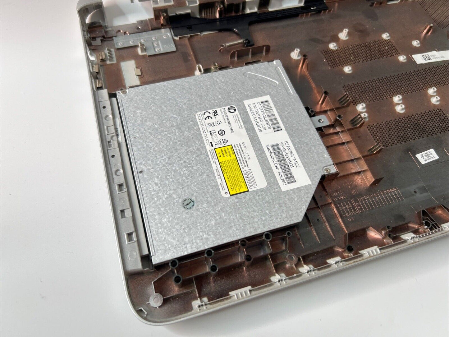 GENUINE HP Pavilion 15-AB SILVER Bottom Base Cover 15-AB150SA DVD DRIVE DU-8A6SH