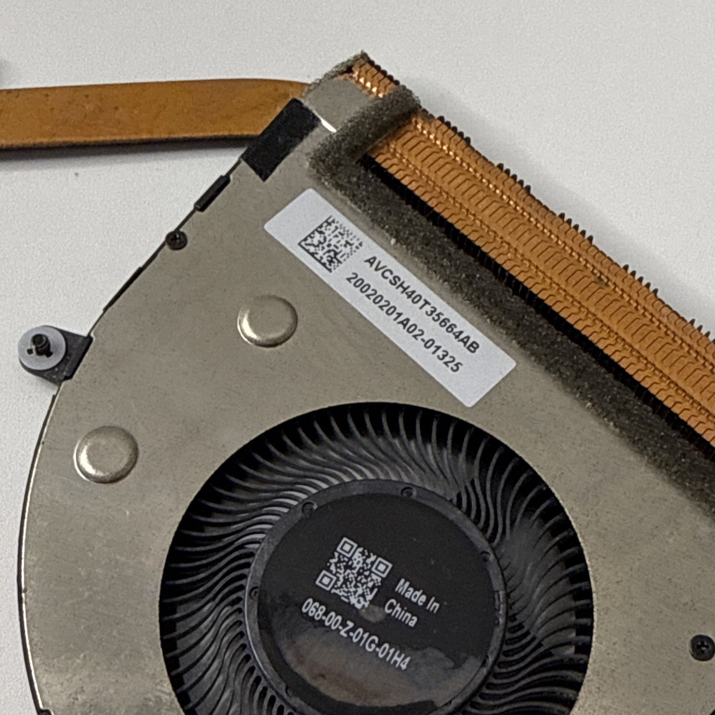 Lenovo Thinkpad X390 Yoga CPU Heatsink and Fan 01YU961